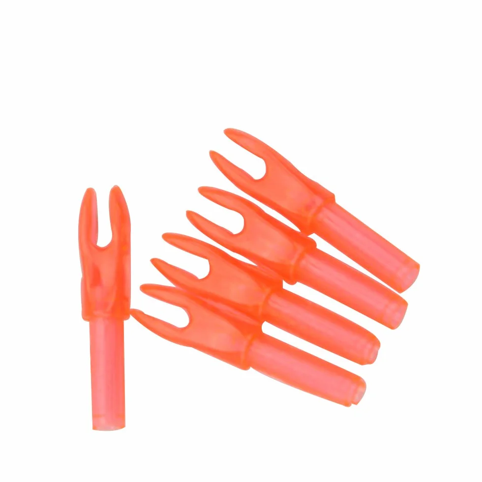Encoches de flèche tir à l'arc remplaçables 50 pièces Plastique ID 4.2mm