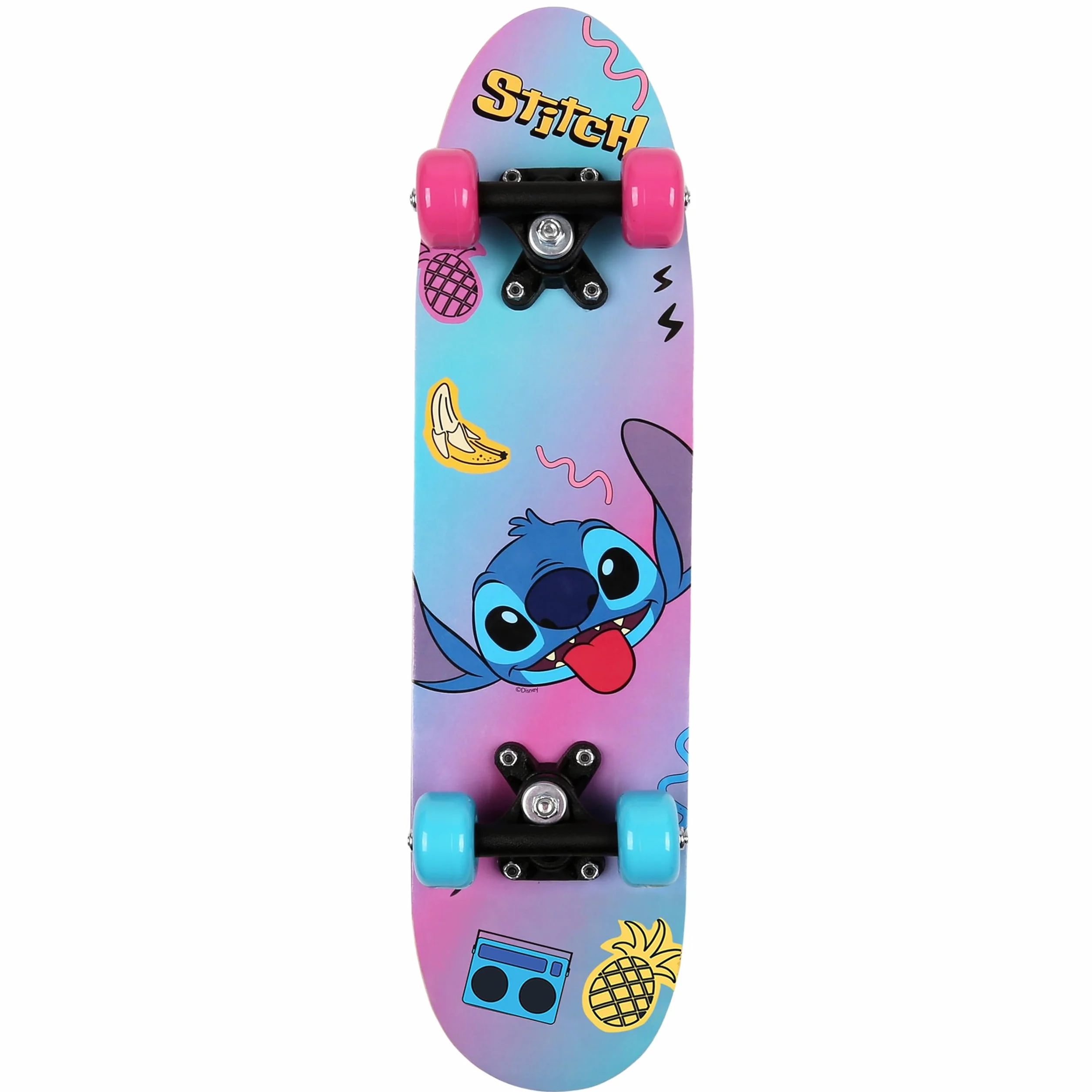 Disney Stitch Planche à roulettes en Bois 61cm antidérapante 20-50kg