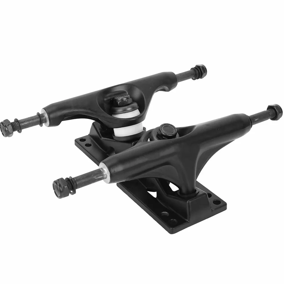 Alomejor Trucks de Skateboard en Alliage Alu-Magnésium 2 pcs – Réglables pour Planche à roulettes, Longboard