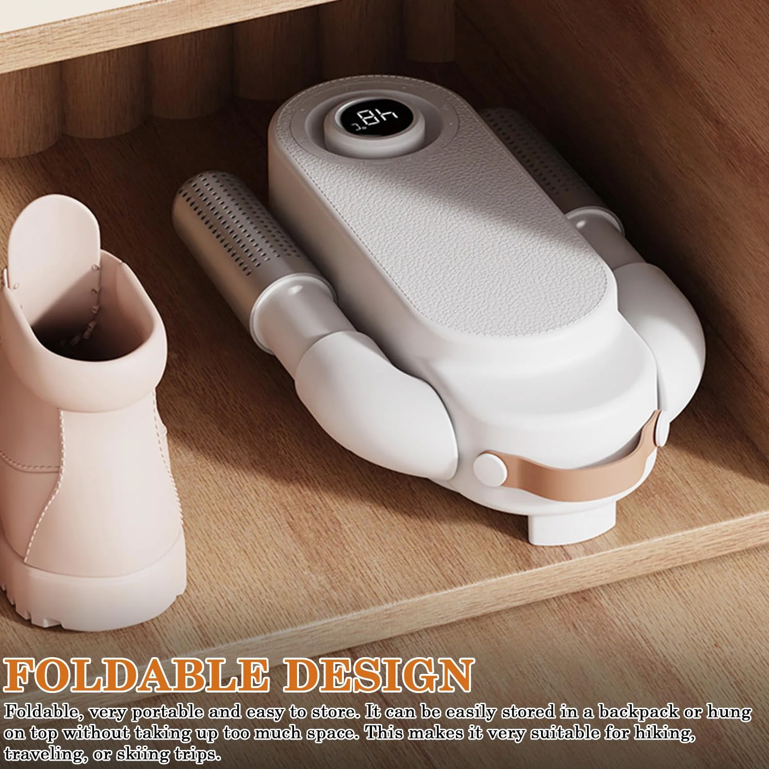 Sèche-Gants de Boxe, Séchoir à Chaussures Électrique avec Minuterie Intelligente, Design Pliable