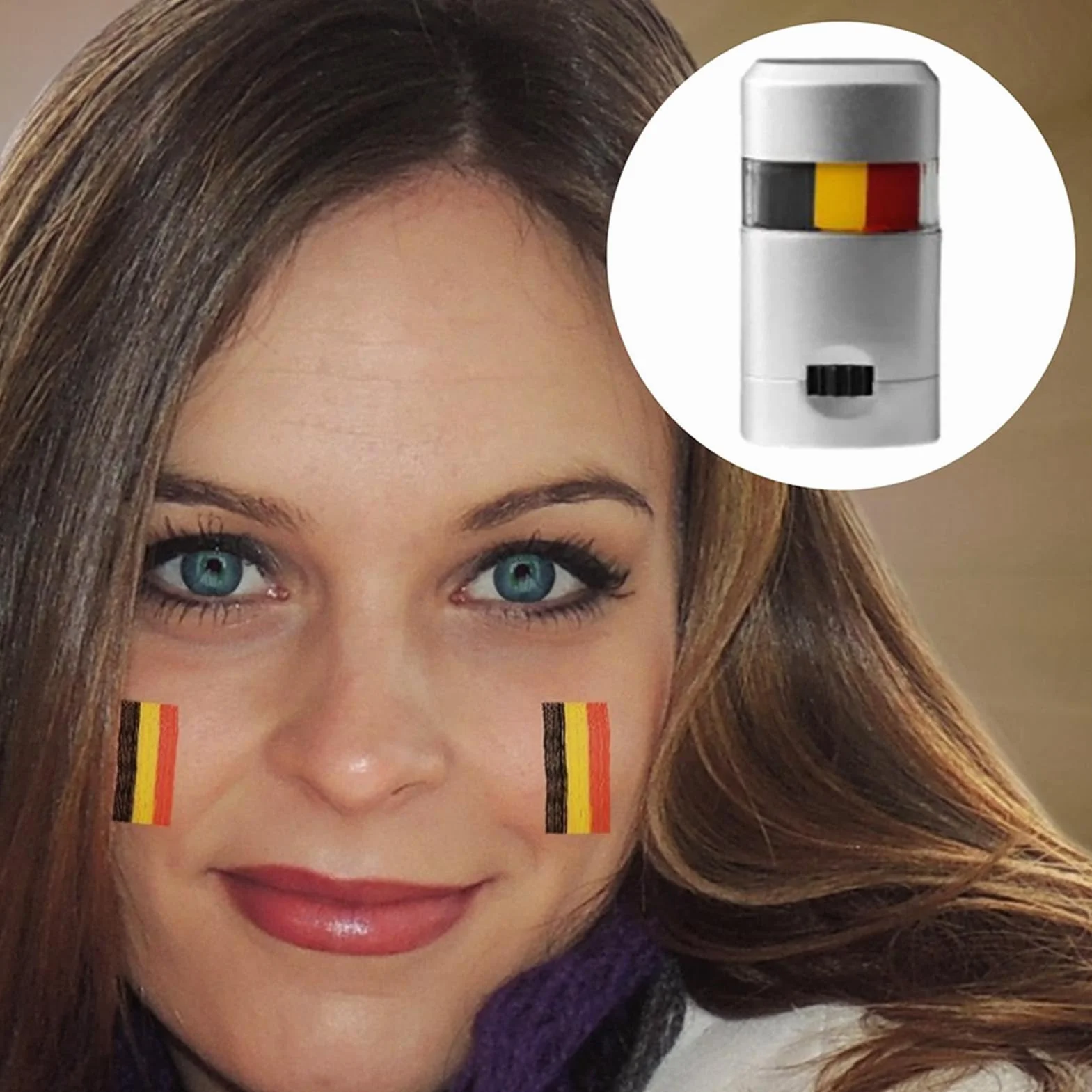 Face Paint Stick Sports Games Cheer Flags Crayon Peinture Visage Corps Stylo Maquillage Eau événements Football Kit Tatouage Temporaire Belgique