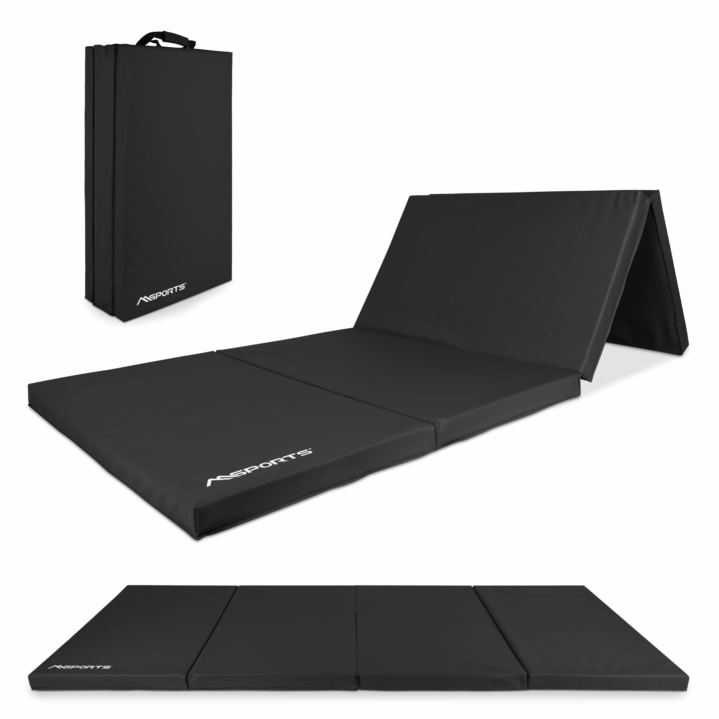 MSPORTS Tapis de gymnastique pliable 190 x 80 x 5 cm Tapis de sport