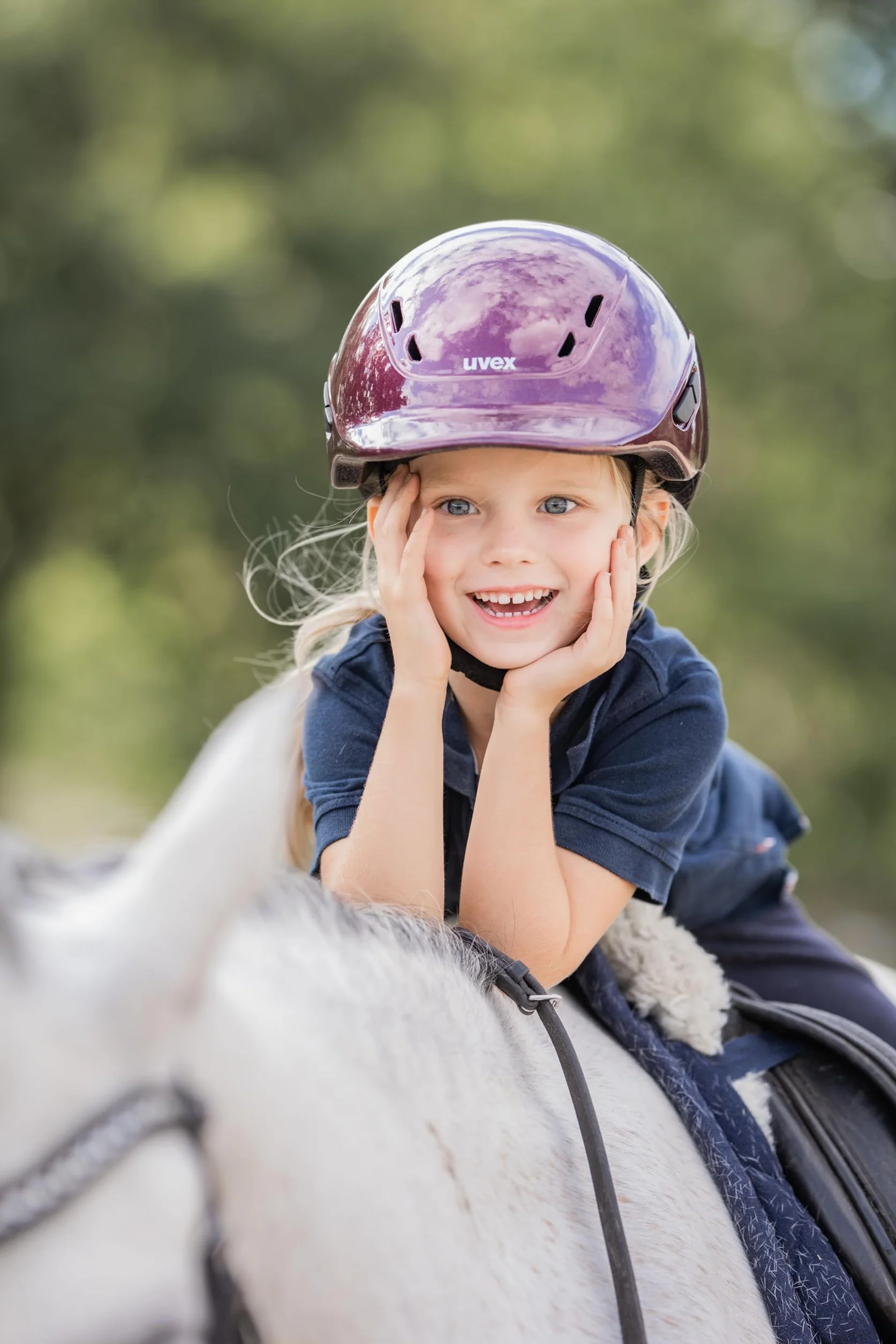 uvex kidoxx Casque d'équitation Enfant léger réglable