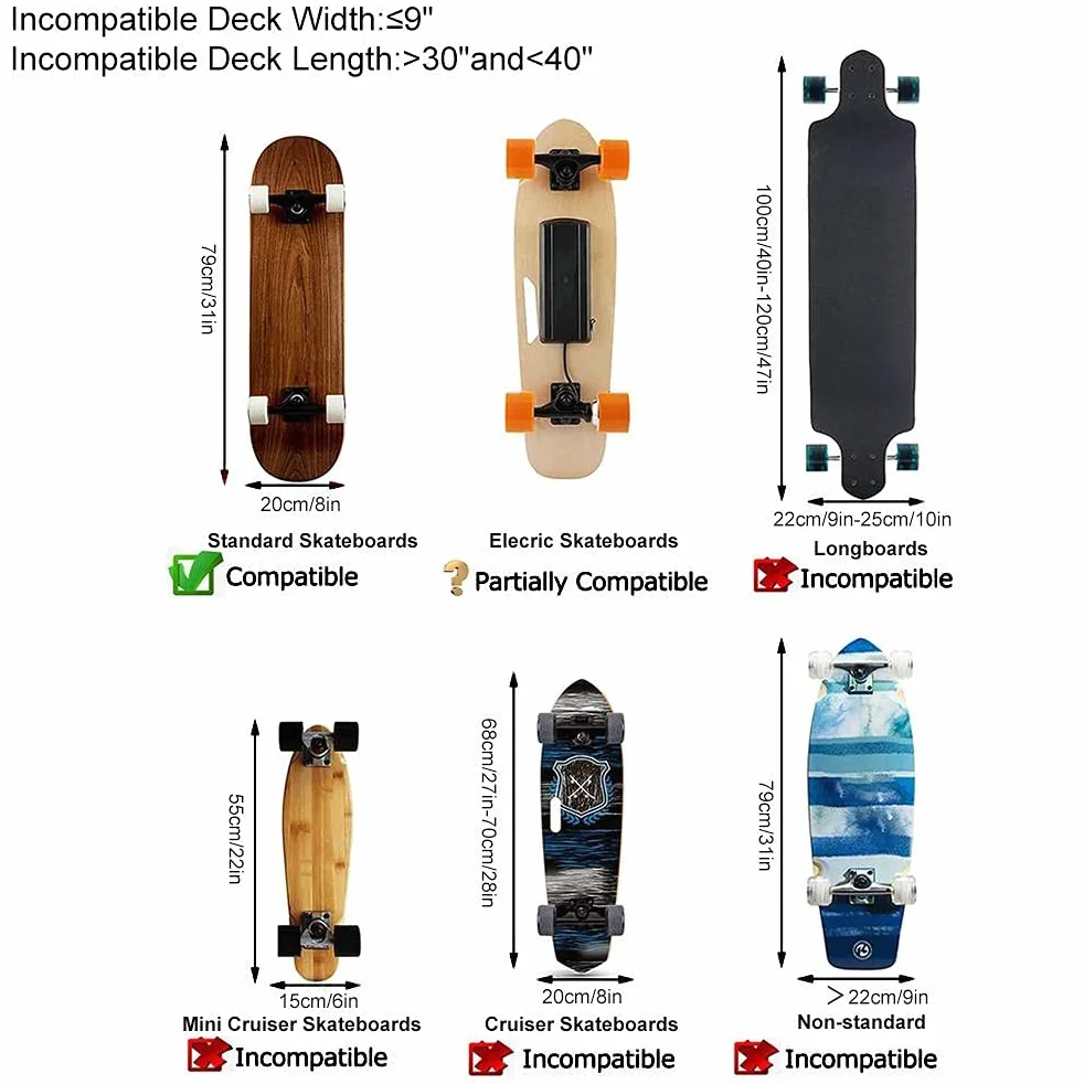 Sac à dos de planche à roulettes pliable avec bandoulière réglable