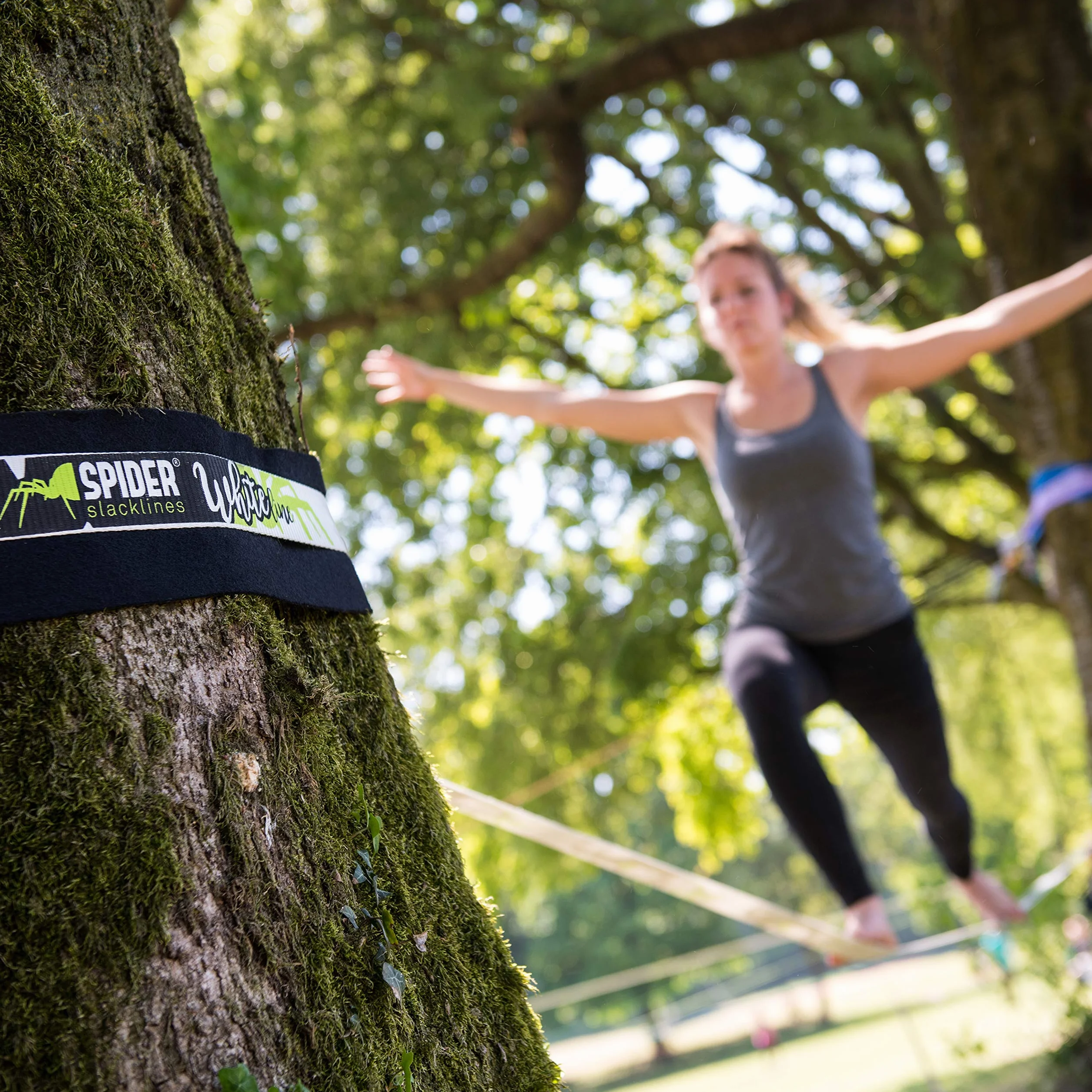 SPIDER SLACKLINE LTSAX Protection Arbre Slackline Tree Protection 200 cm