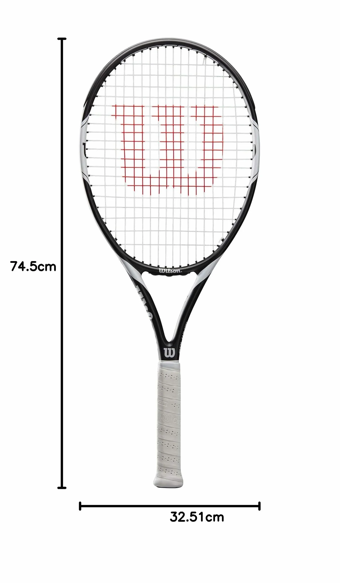 Wilson Raquette de Tennis Federer Team 105 Taille de Manche L2 Blanc/Noir