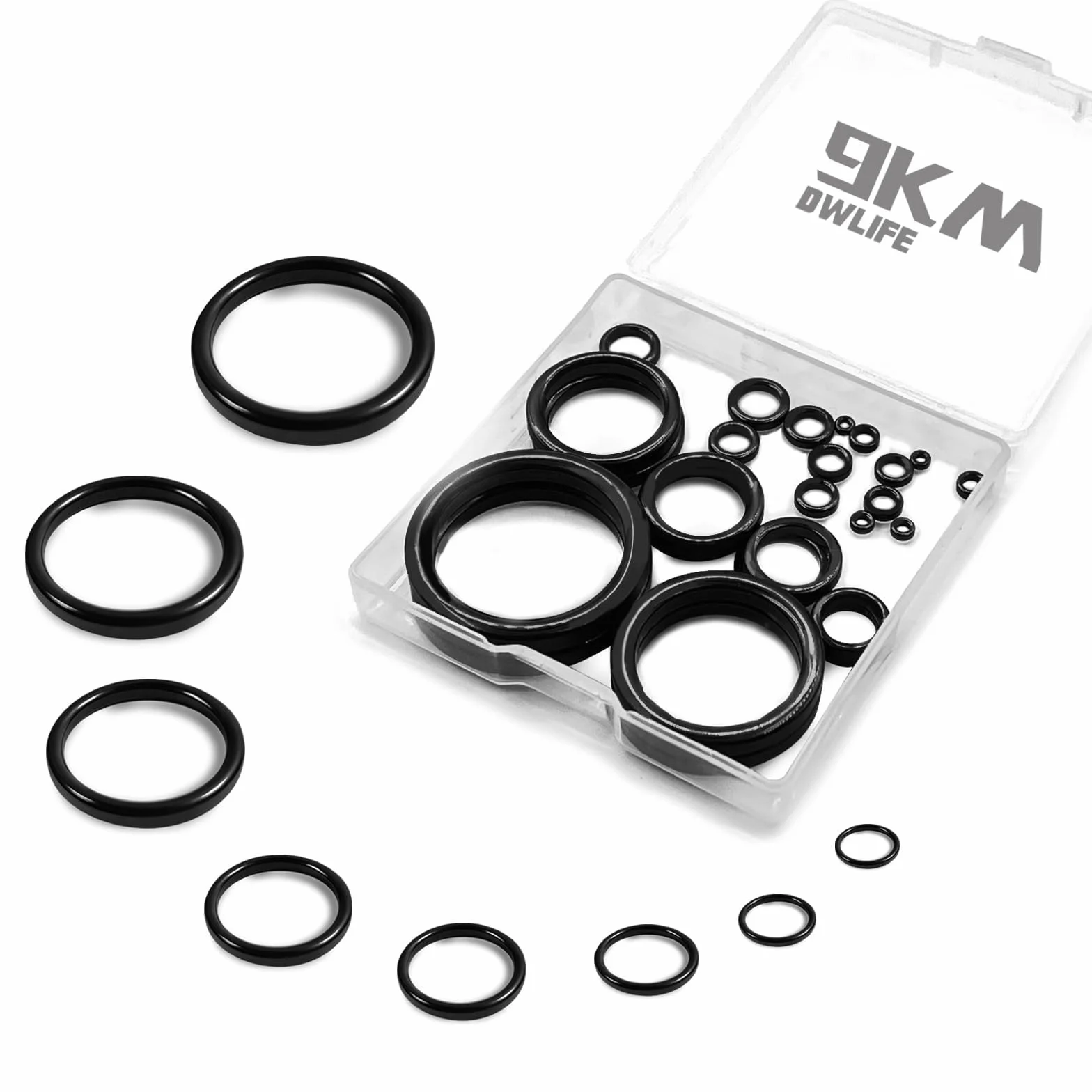 Kit de réparation des Yeux de Canne à pêche 60 pièces 12 Tailles Guides en céramique
