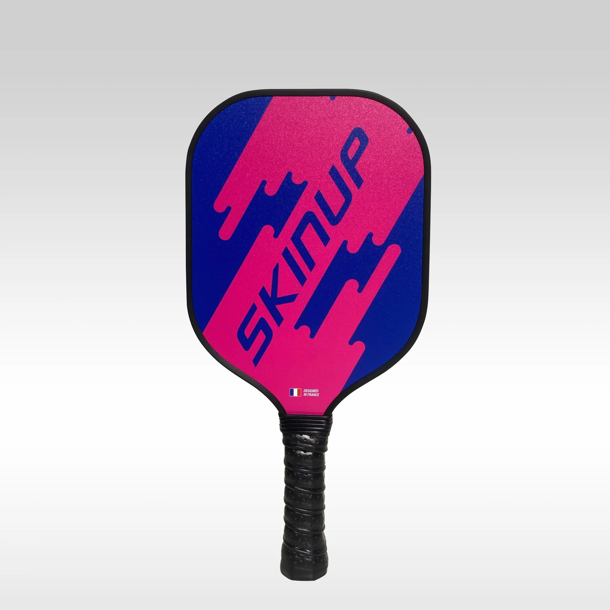 Raquette de Pickleball Enfant SKINUP Fibre de Carbone Nid d'abeille Polypropylène Manche 100mm 205g