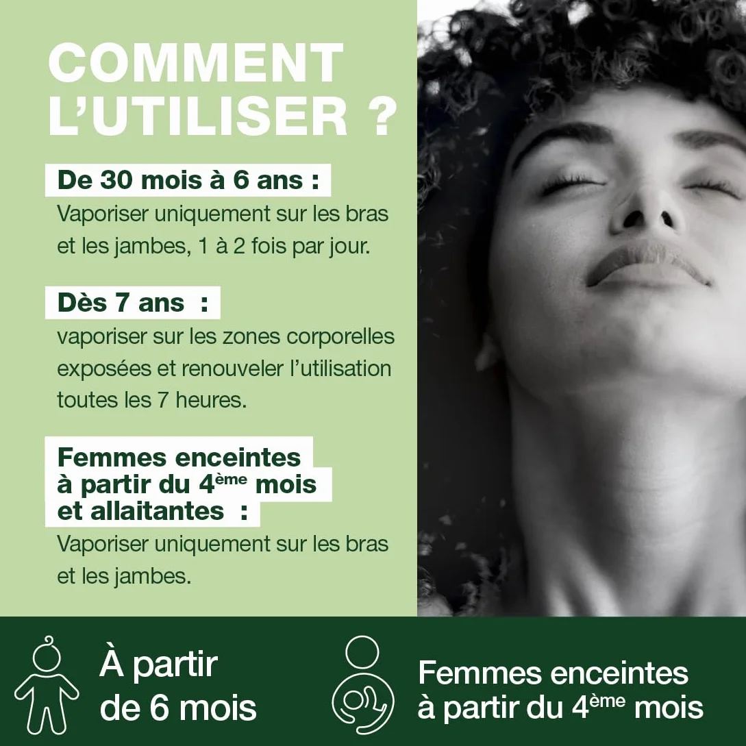Pranarôm Aromapic Spray Corps Anti-Moustique Bio 75 ml Huiles Essentielles Naturelles