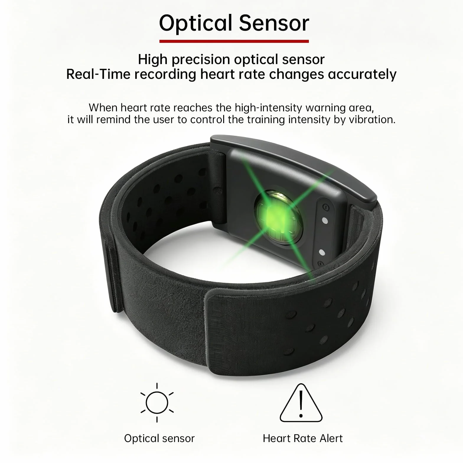 Brassard Moniteur Fréquence Cardiaque HRM CHILEAF Capteur HR IP67 Ant+ Bluetooth 60H Batterie Longue Durée