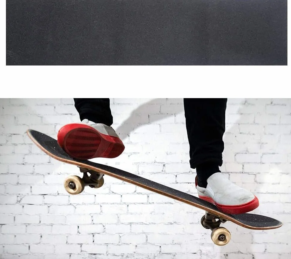 COSOOS Skateboard Grip Tape Sheet 44x10.6 inch, étanche, Bande de préhension pour Scooter (110x27cm)