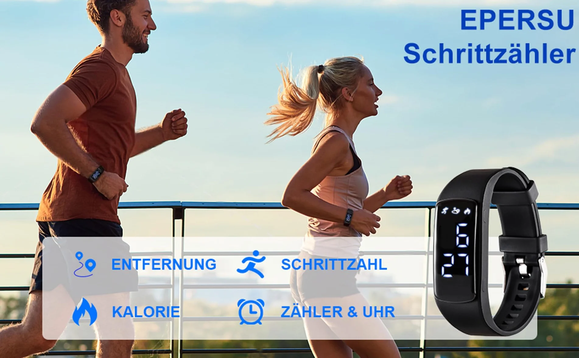Montre de Fitness étanche IP68 pour Adulte, Enfant, Homme, Femme