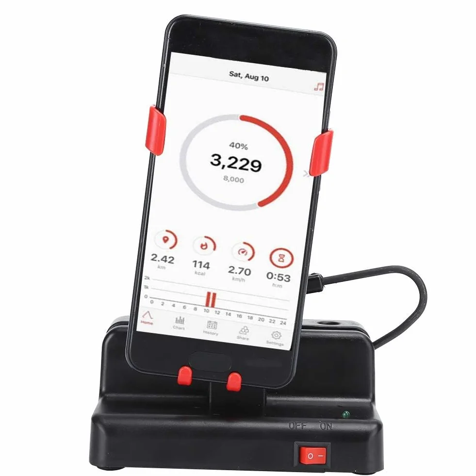 Compteur Automatique de Pas de Balancement de téléphone Portable, Shaker Automatique, podomètre à Rotation Gauche Droite