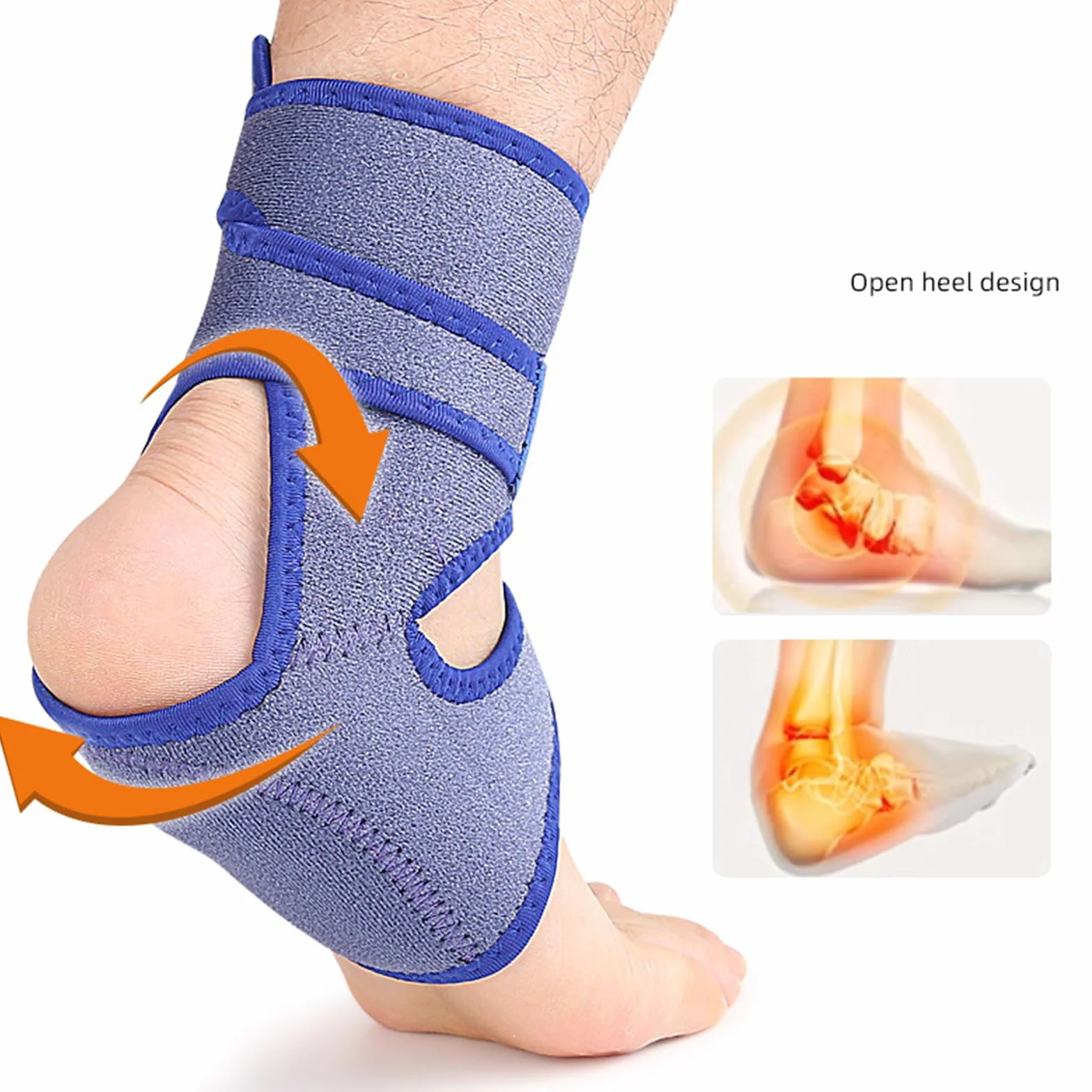 Bandage de cheville réglable pour tendons d'Achille baseball football