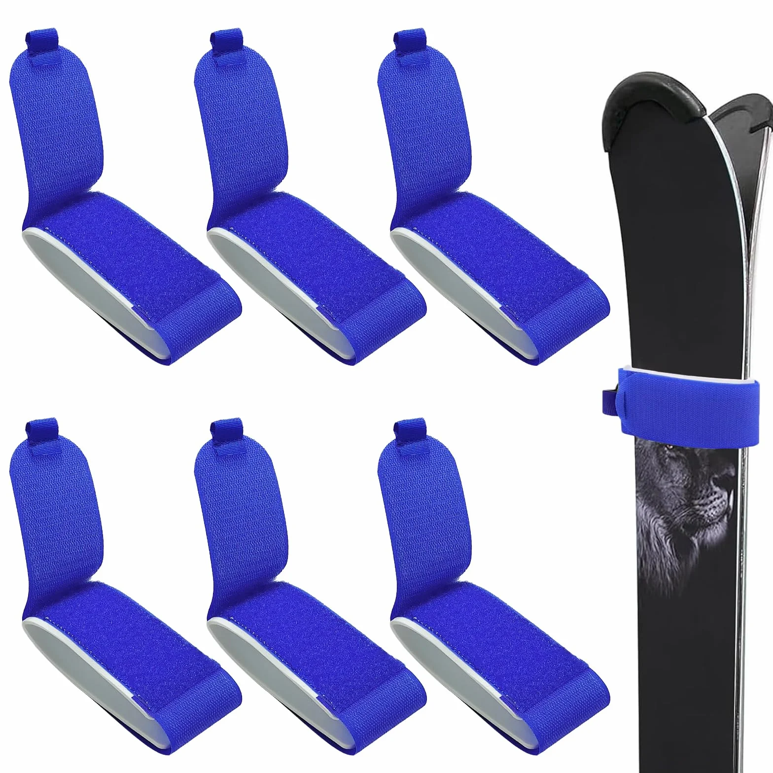 Sangle de Ski Réglable Nylon, Attaches pour Snowboard, Alpinisme Plein Air
