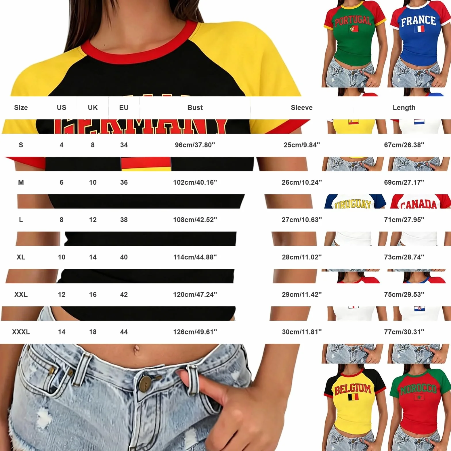 Maillot de Foot Coupe du Monde 2026 Femme T-Shirt Fan