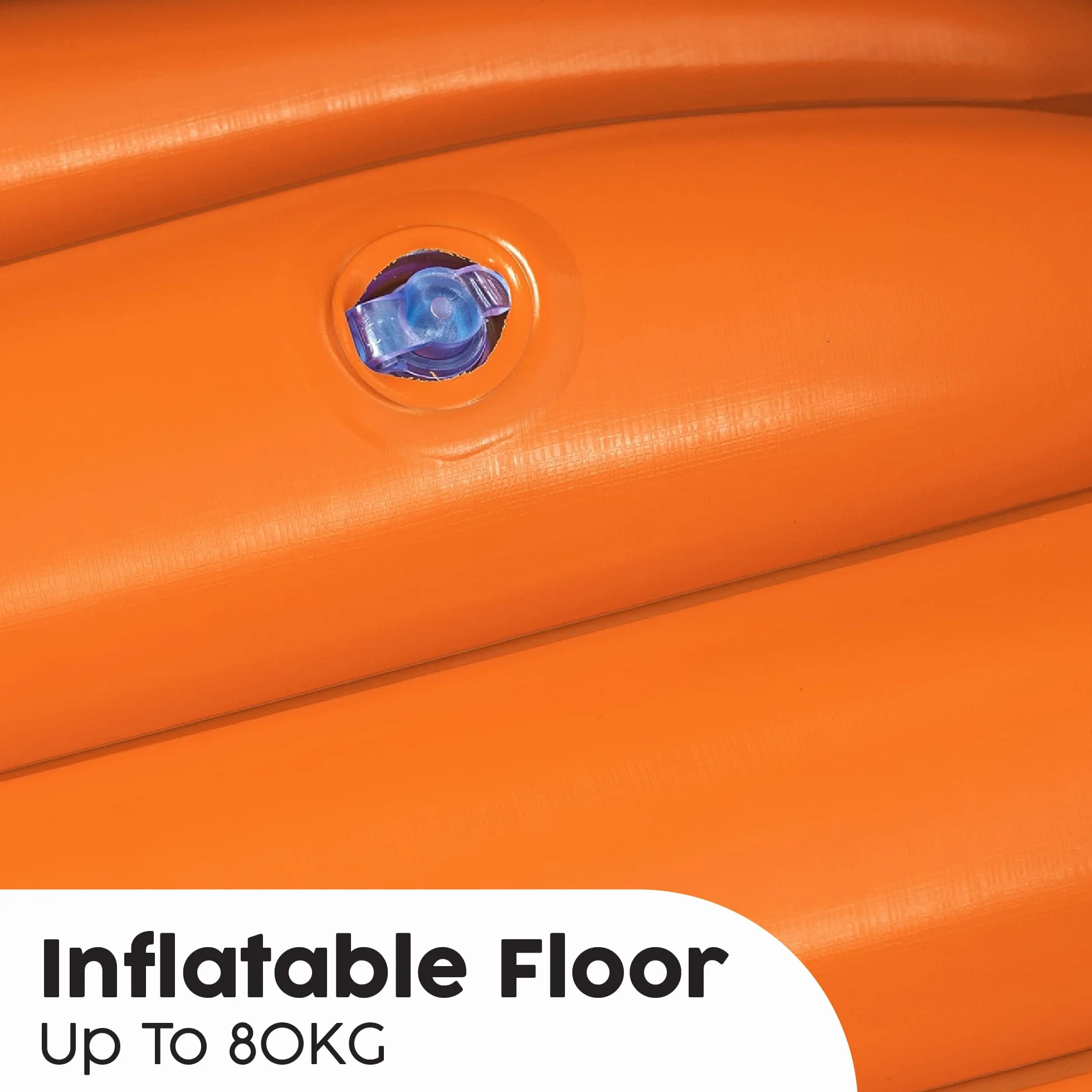 Bestway Kondor Elite Inflatable Boat One-Man Raft with Hand Pump