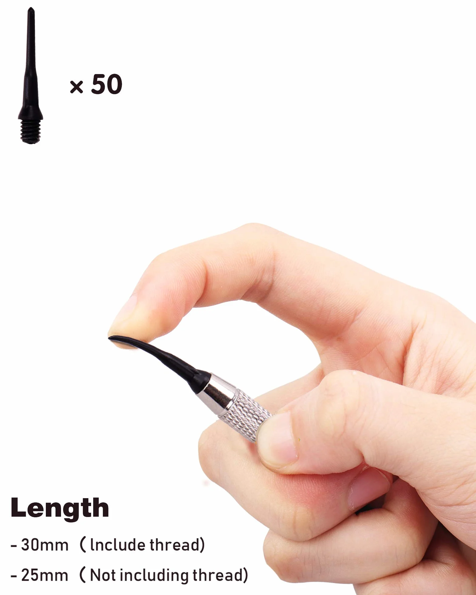 Turnart Flechette Pointe Plastique Fléchettes 18g 9 pcs avec Cible Electronique