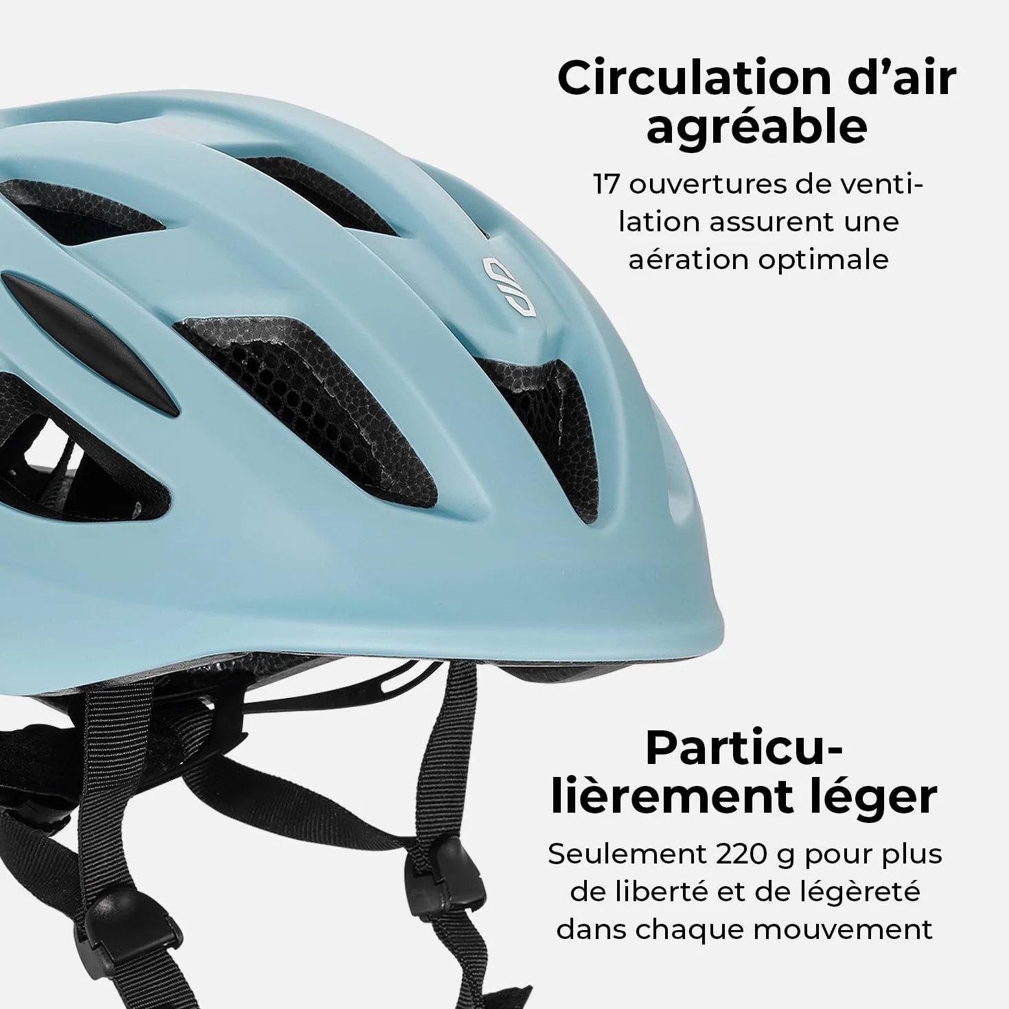 Puky casque de vélo enfant 48-55 cm 220 g protection ventilation 360° module lumineux