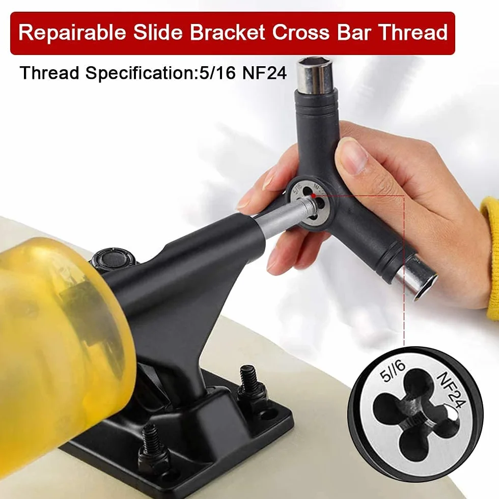 Namvo Skate Tools Hardware Y-Tool pour montage et réparation de skateboard