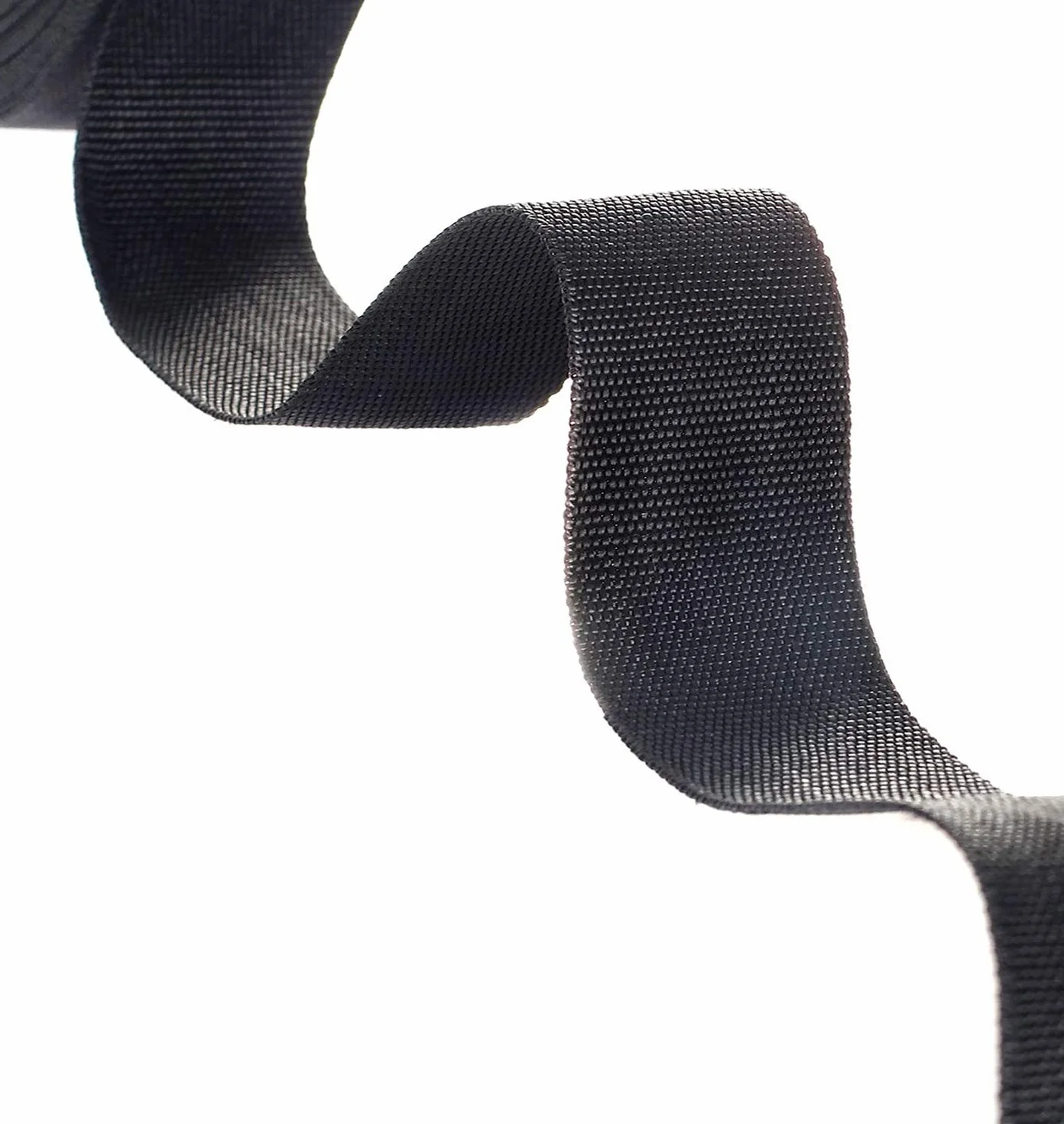 Sangle en Polypropylène 50 m x 50 mm épaisseur 1,4 mm Noir pour Sacs Sacs à Dos Élingues Harnais Bagages DIY
