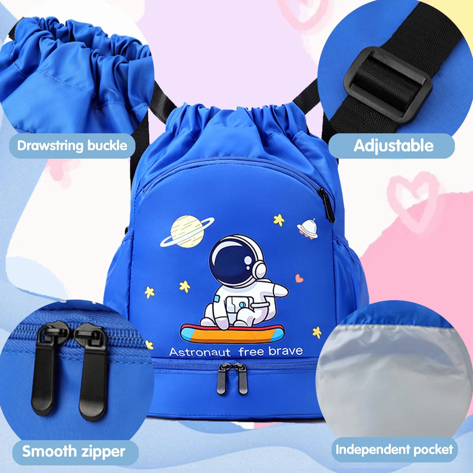Sac Piscine Enfant Étanche Avec Compartiments Garçon Fille Plage Camping Vacances