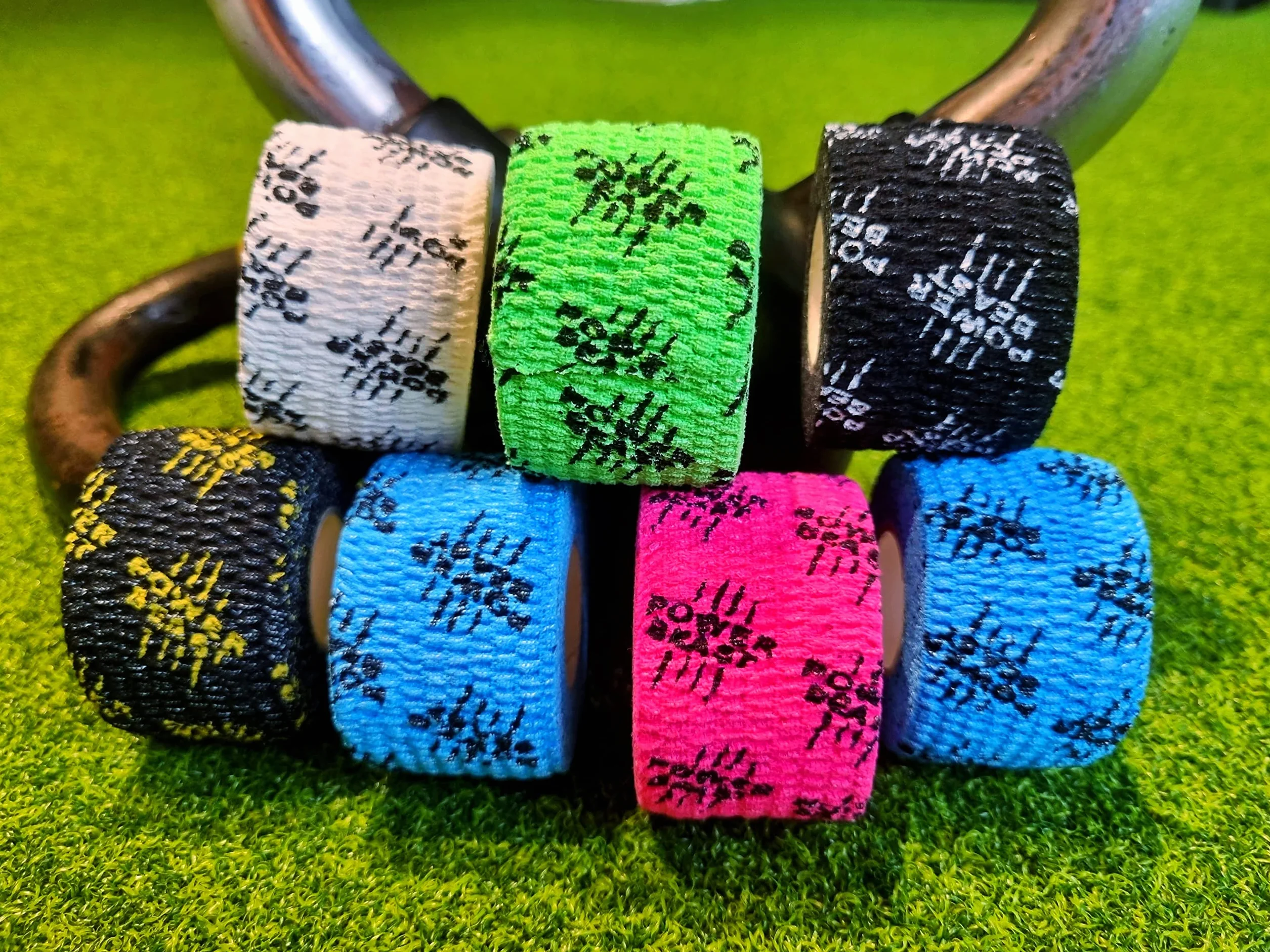 Sport Tape Crossfit 3 Rouleaux Cohesive Tape Elastique Hook Grip Coton Résistant à la Transpiration