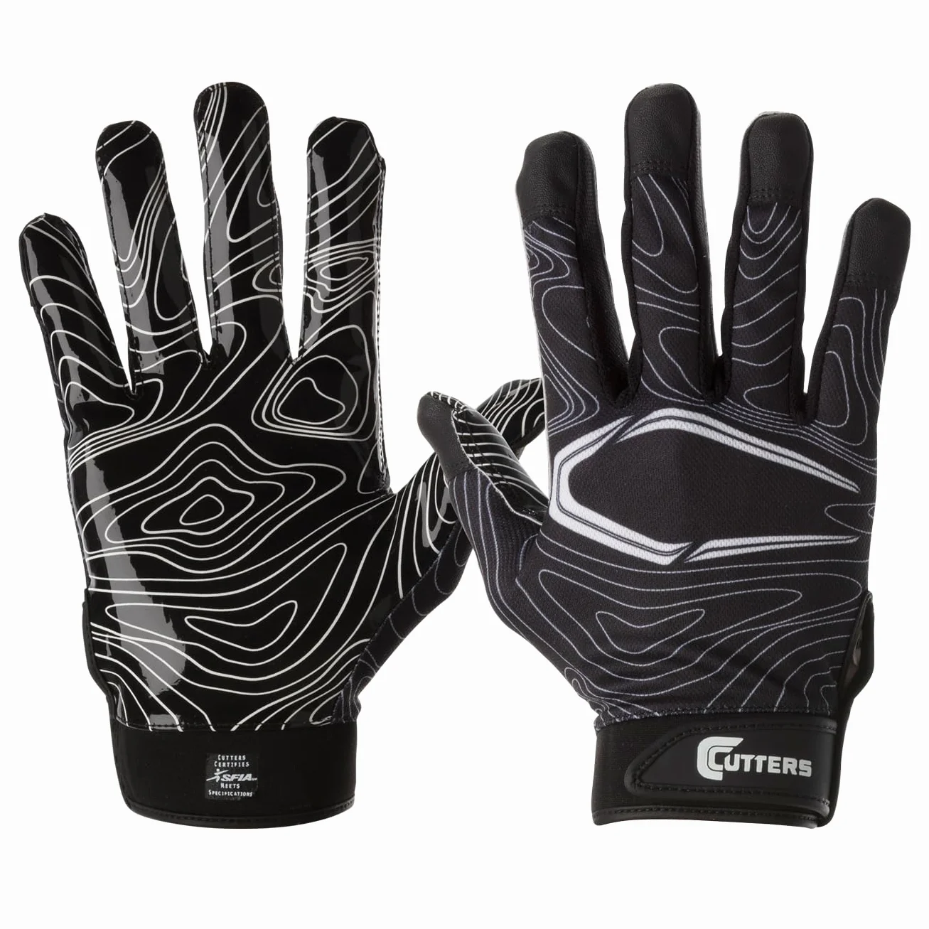 Gants de Football Game Day - Gants de Receveur - Grip Ultra Collant - Tailles Jeunes et Adultes (1 Paire)