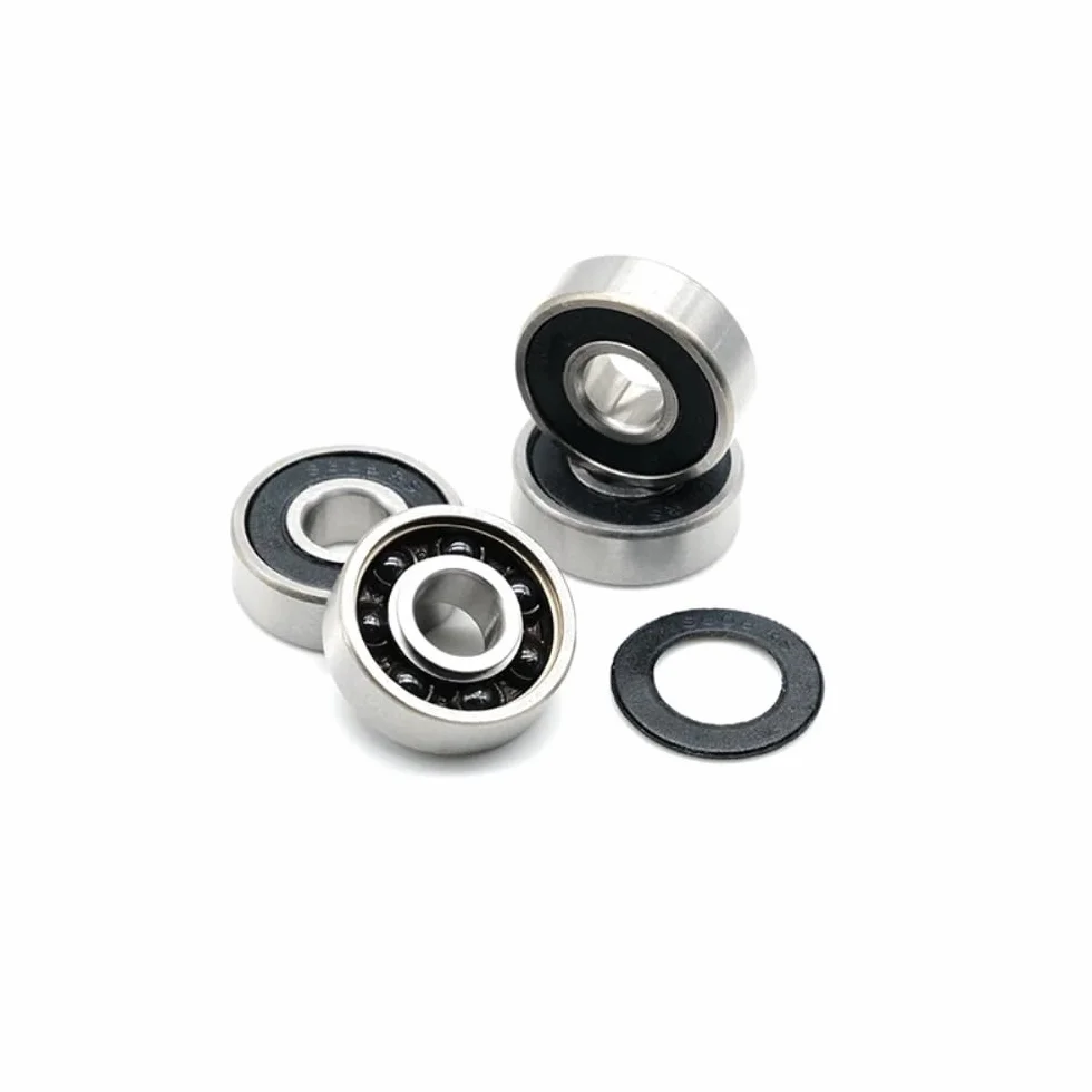 Roulements en céramique hybrides ABEC-7 S686 2RS 6x13x5 mm acier inoxydable 2 pièces