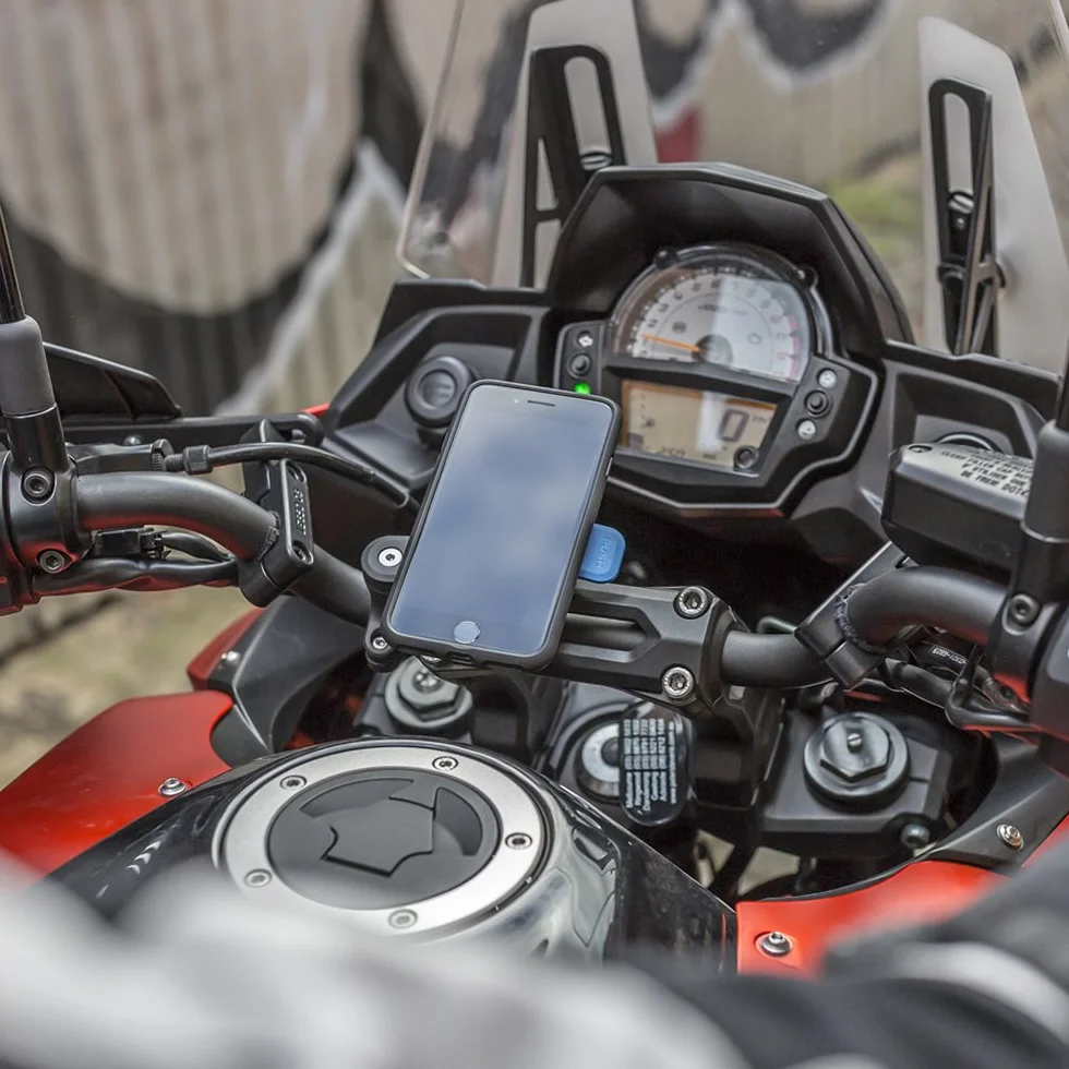 Quad Lock Guidon Moto Support Téléphone iPhone Galaxy Pixel Adaptateurs Universels