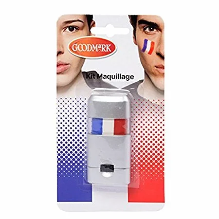 Maquillage Bleu Blanc Rouge Visage Equipe de France