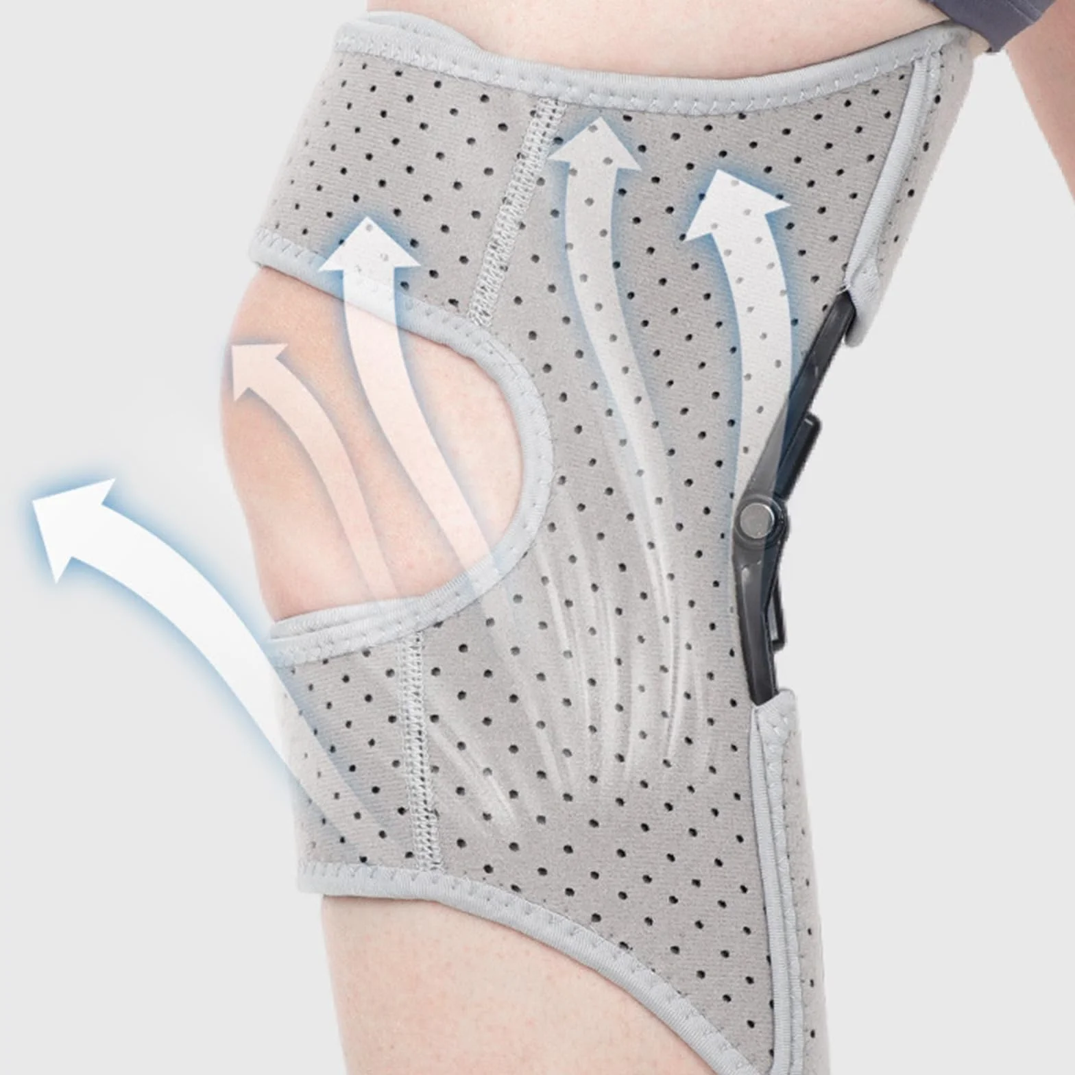 PURPLELILY Genouillère multifonctionnelle pour le sport avec ressorts de rebond puissants