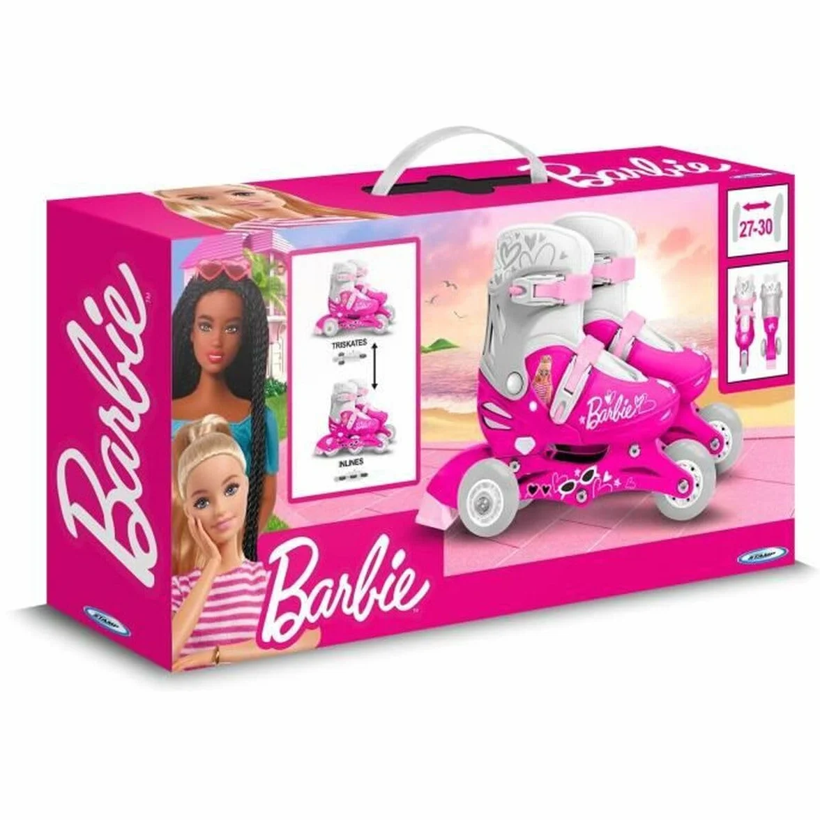 Rollers TRISKATES Barbie 27-30, Pink