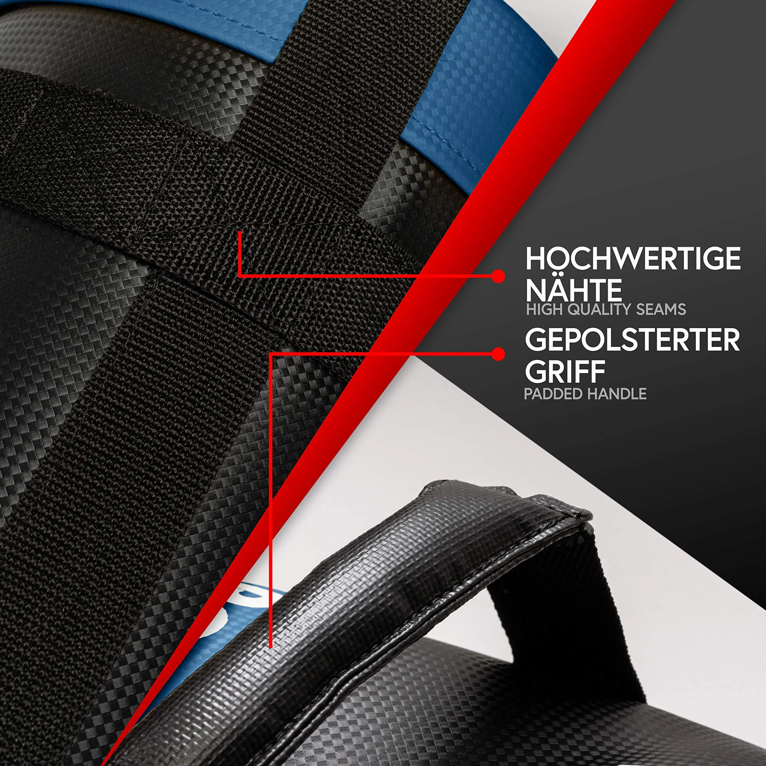POWRX Sac de Fitness en Cuir Synthétique 5-30 kg pour Entraînement Fonctionnel