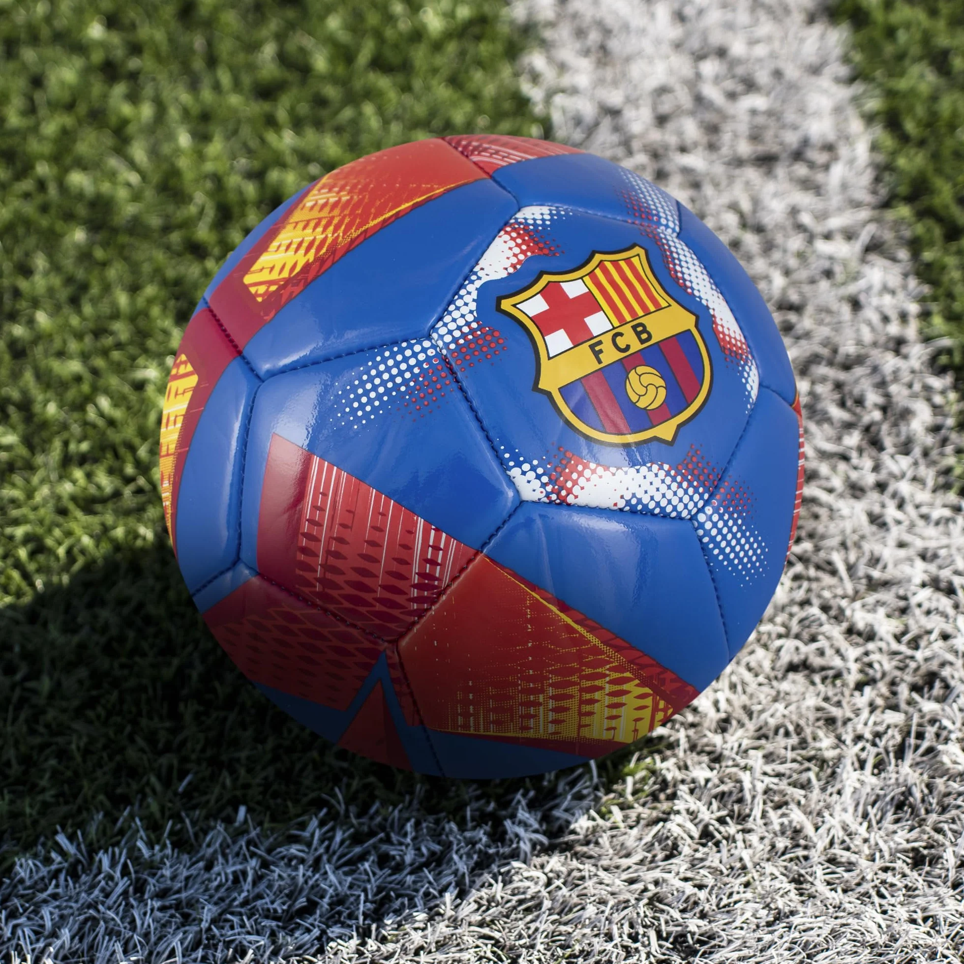 FC Barcelone Ballon de Football Officiel Taille 3 Motif Spirale Entraînement