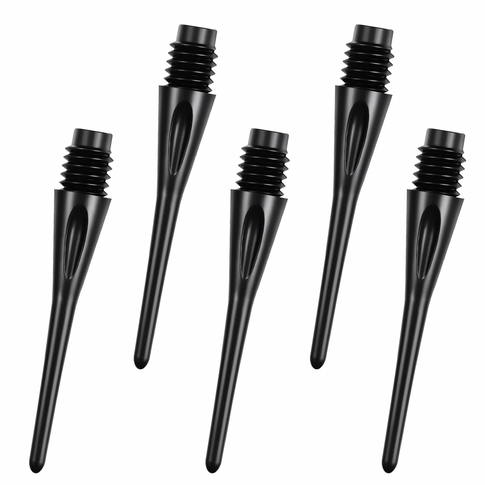 Flintronic 100/200 Pièces Pointes de Fléchettes, Embout avec Filetage 2BA, Souple, Rechange pour Débutants
