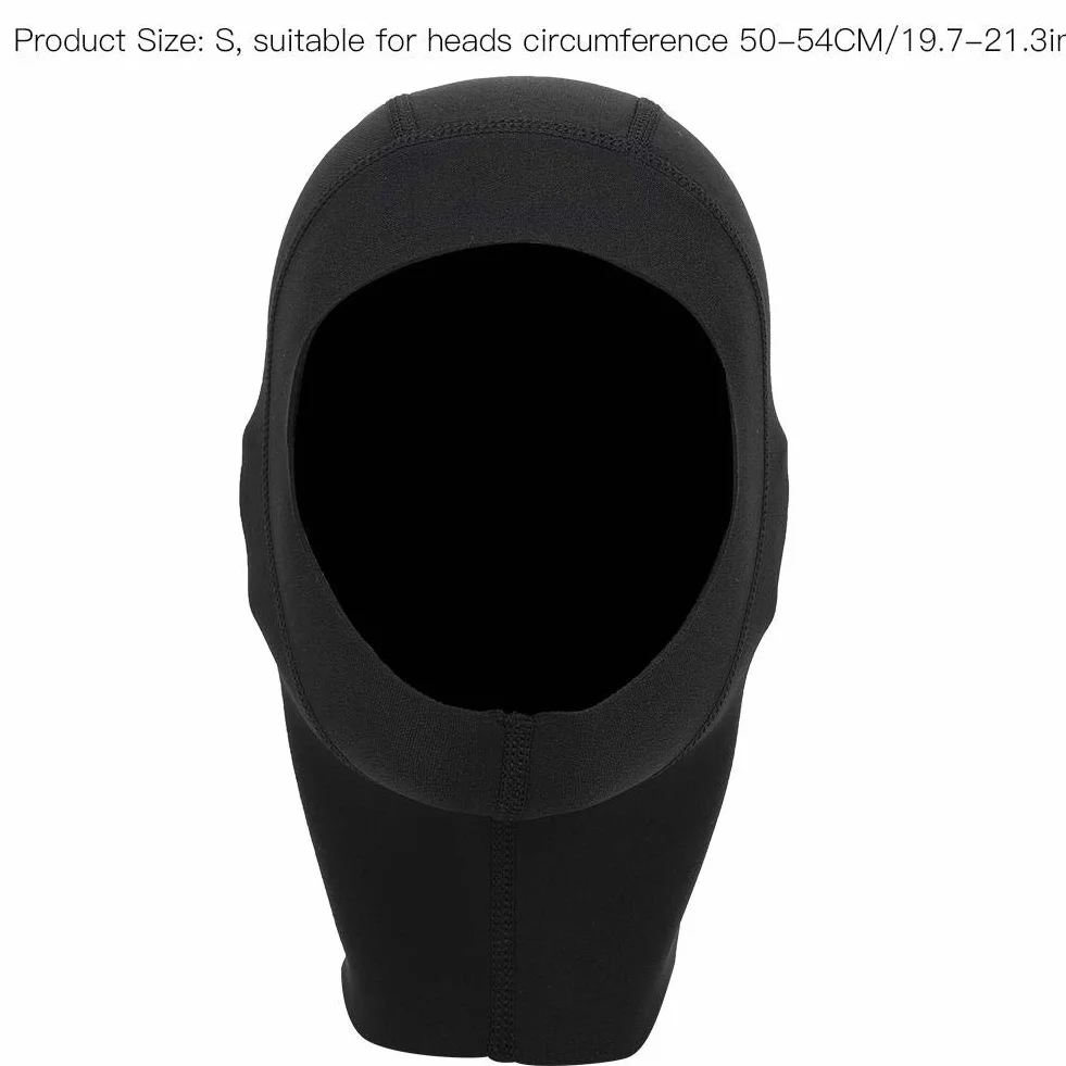 Capot de Plongée 1 mm Unisexe Capuche de Plongée Chapeau de Plongée Ecran Solaire Capuchon de Plongée