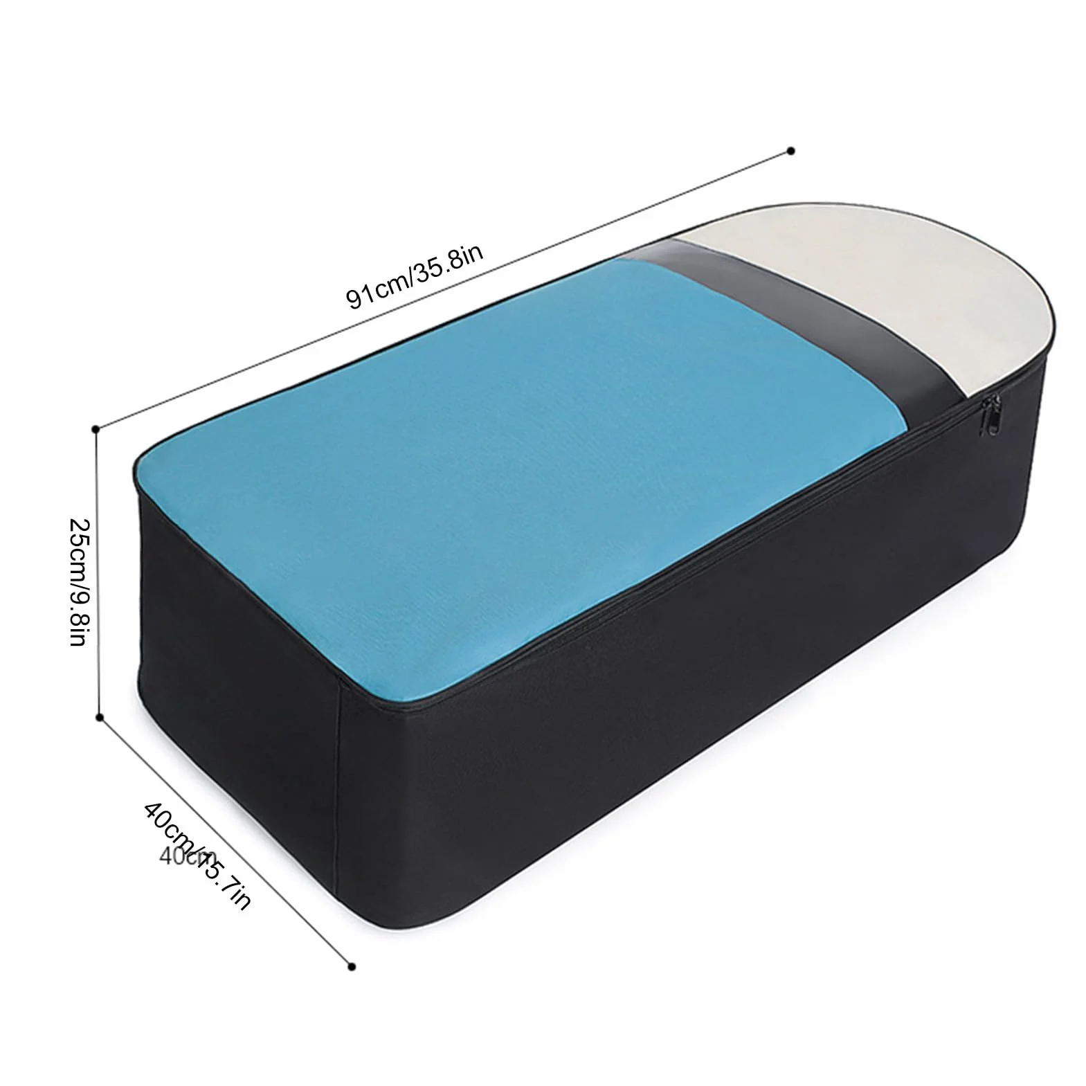 Sac de transport pour planche à pagaie 90x40x24 cm sangle réglable étui de protection grande capacité