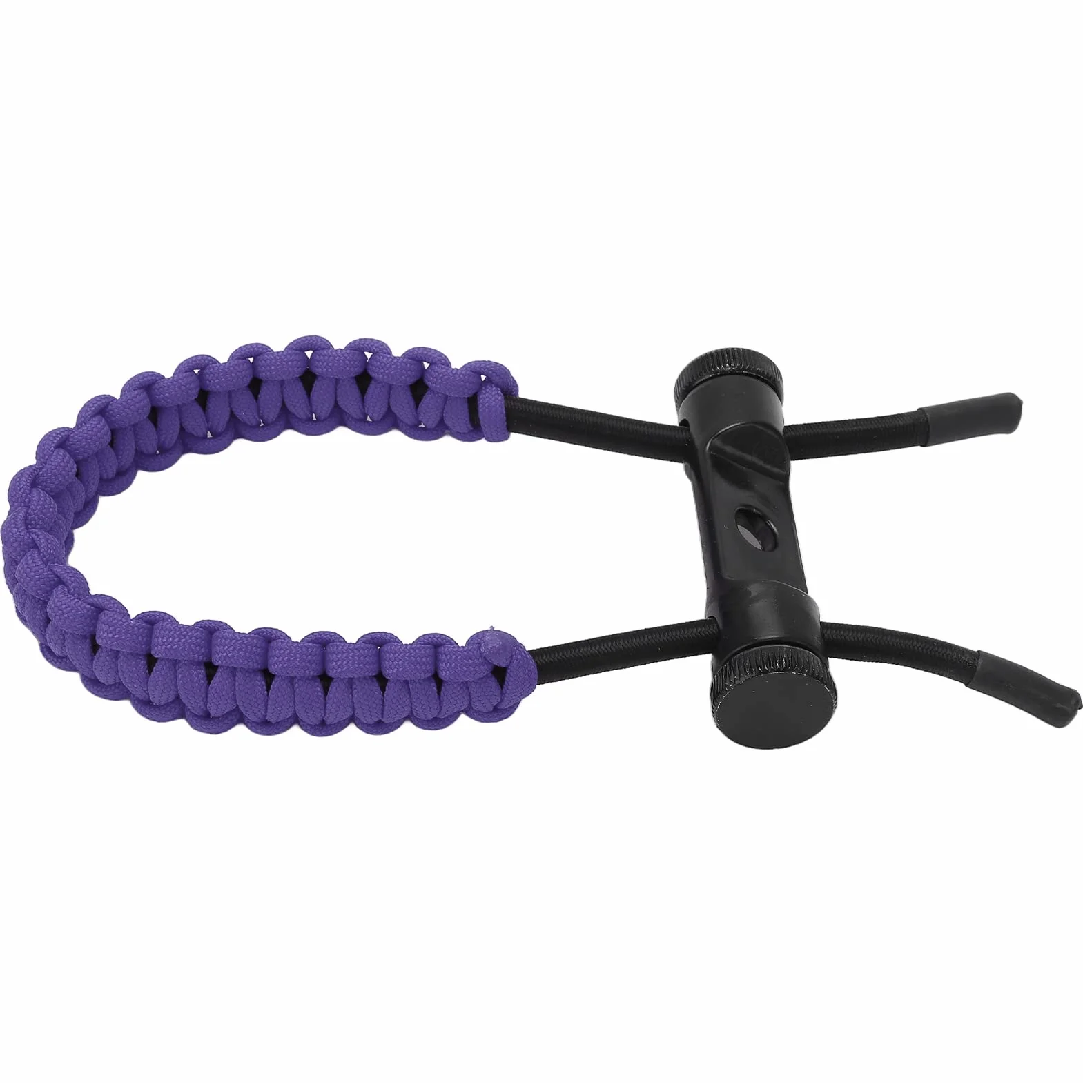 Élingues de Poignet D'arc à Poulies Réglables, Corde de Dragonne Durable pour Tir à L'arc (Violet)