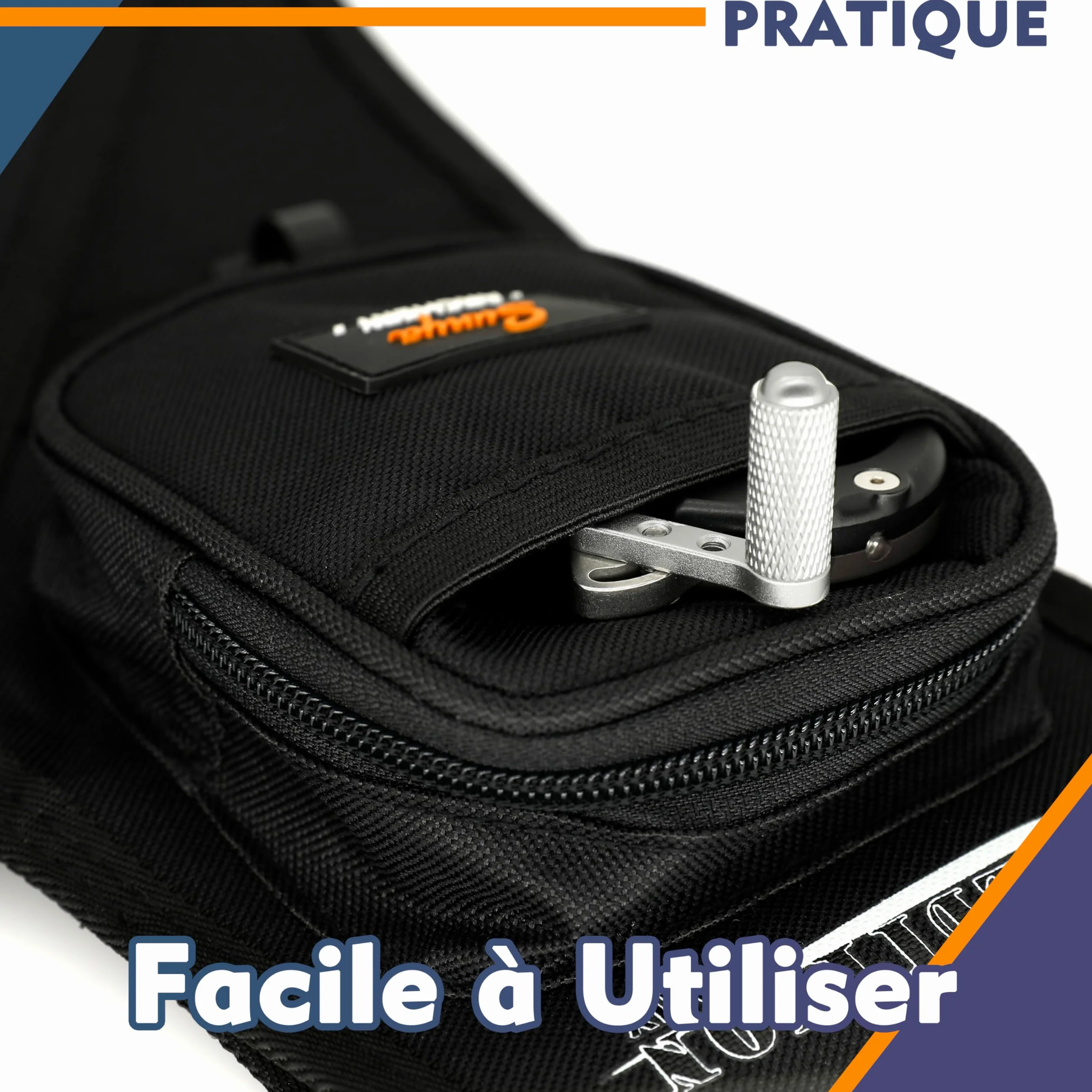 Sunya Carquois de flèche de tir à l'arc avec ceinture en nylon réglable pour arc à poulies et arc classique