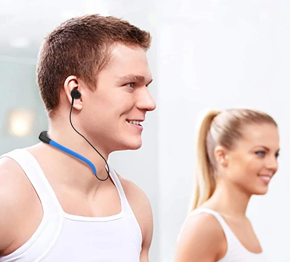 Lecteur MP3 étanche 8 Go Radio FM Bluetooth écouteurs Natation Course Noir