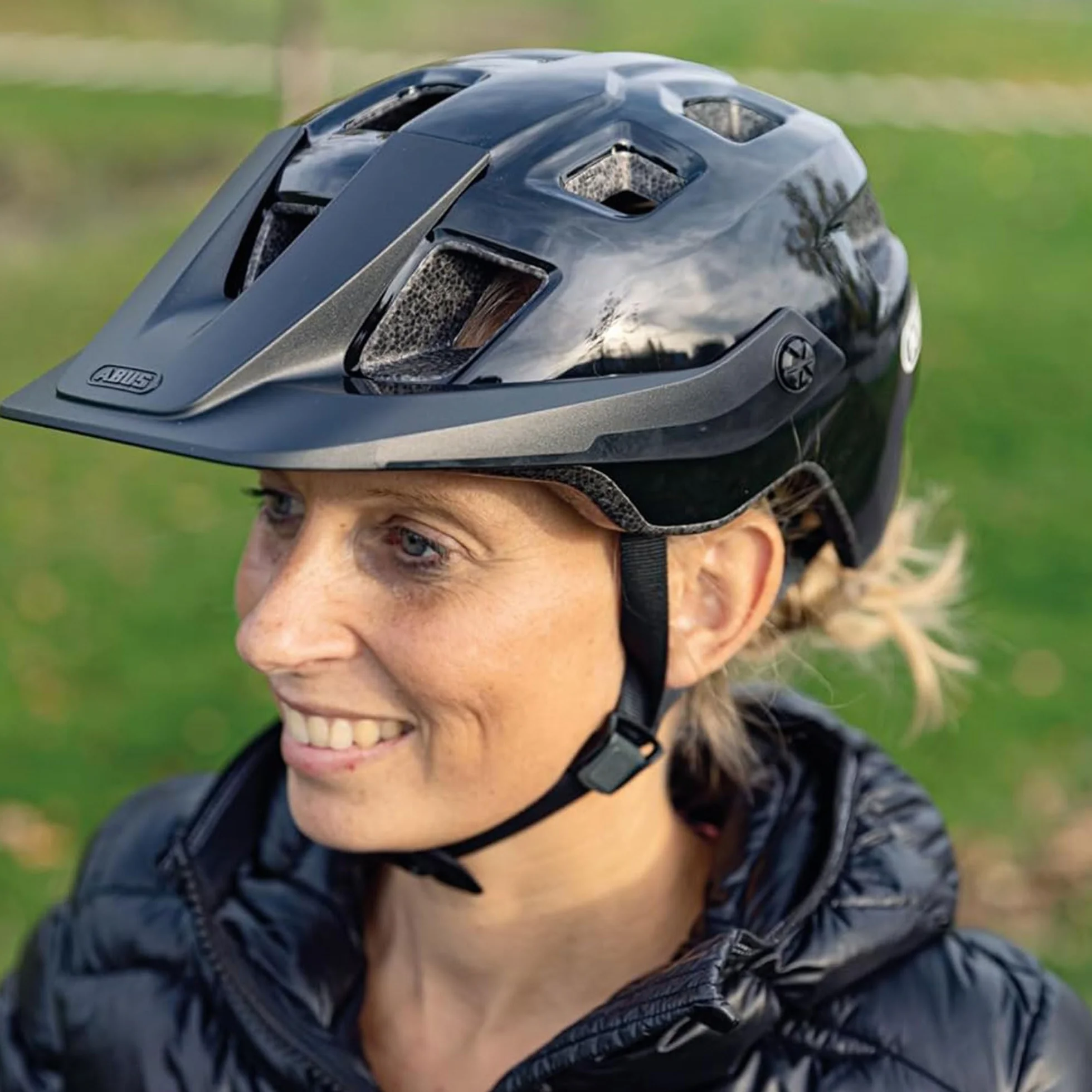 ABUS MTB-Helm MoTrip Casque de vélo robuste visière réglable hauteur VTT ajustement individuel unisexe