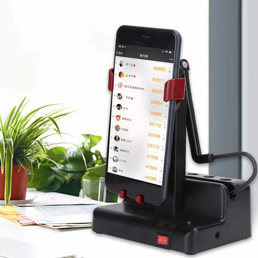 Podomètre pour Téléphone Portable Shaker Automatiquement, Compteur de Pas 6,1 x 4,6 Pouces Rouge Foncé
