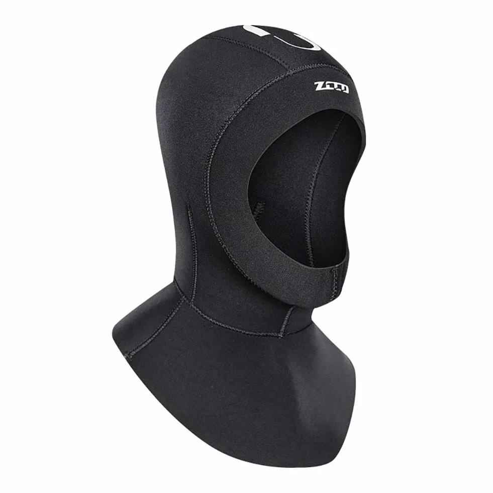 Cagoule de plongée en néoprène 5 mm pour homme et femme - Chaud
