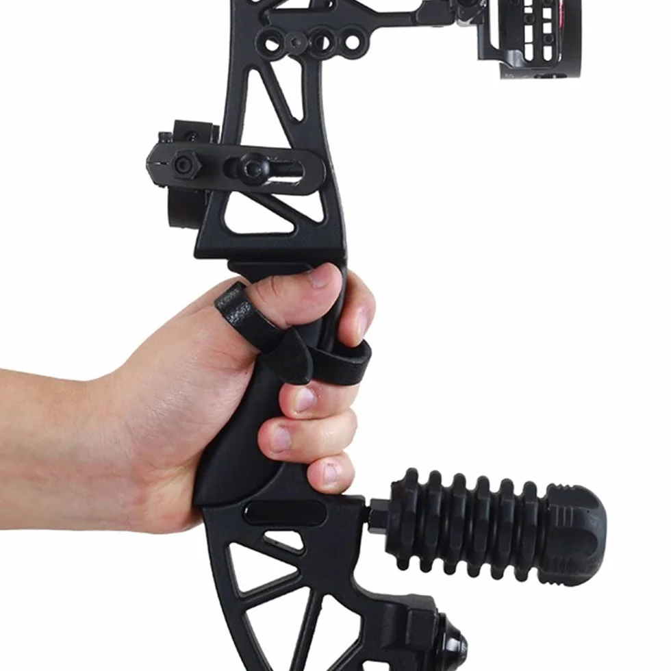 DONGKER Sangle de doigt de tir à l'arc en cuir pour arcs recourbés