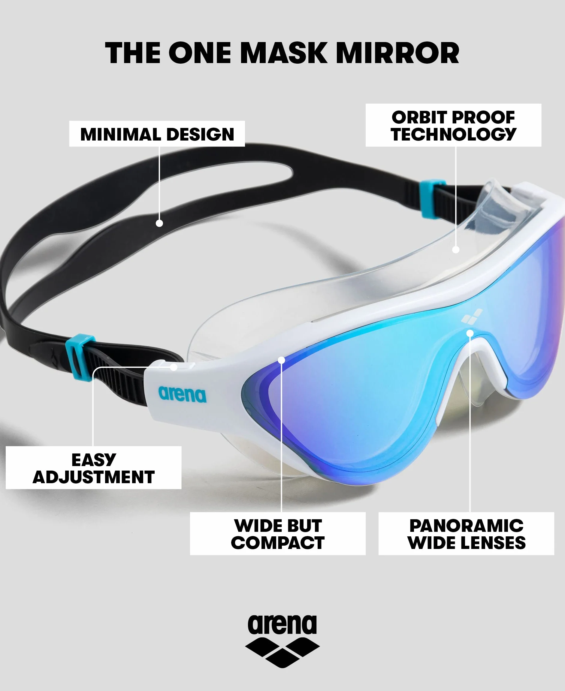 Arena The One Mask Mirror Lunettes Mixte