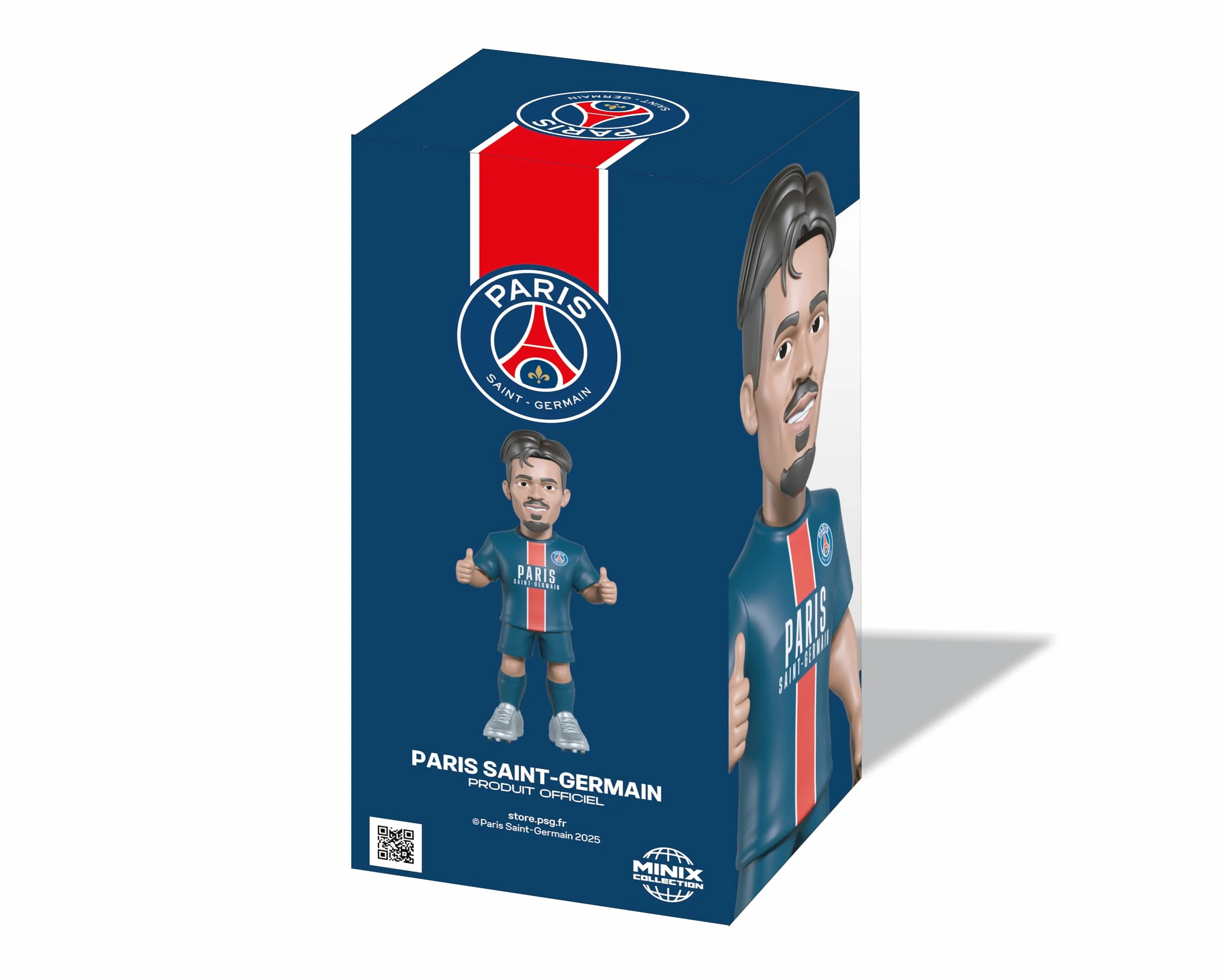 MINIX Football Stars #273 PSG Vitinha Figurine à Collectionner 12 cm