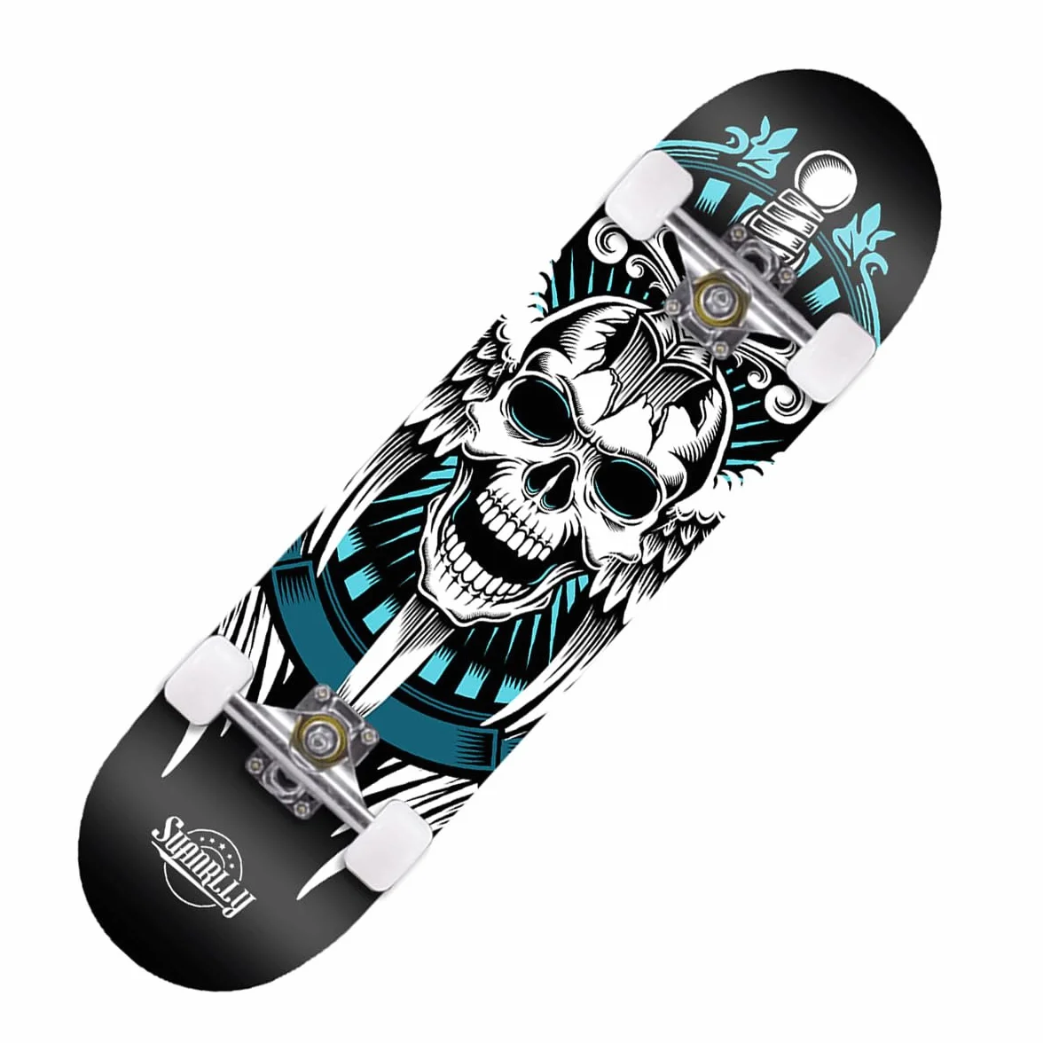 Skateboard Adulte Trick Skate Board pour Débutant Cadeau d'anniversaire Enfants Adolescent