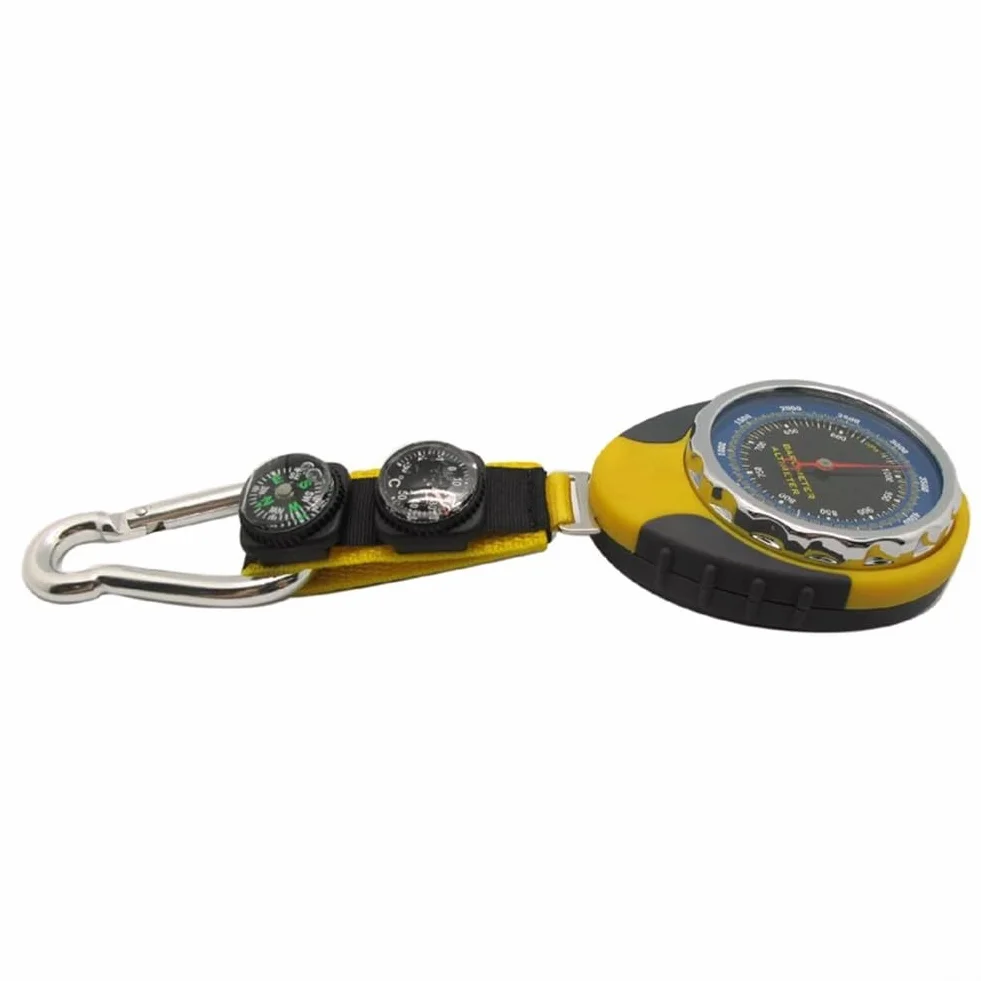 Outil de mesure extérieur 4 en 1 altimètre précis moniteur pression barométrique randonnée