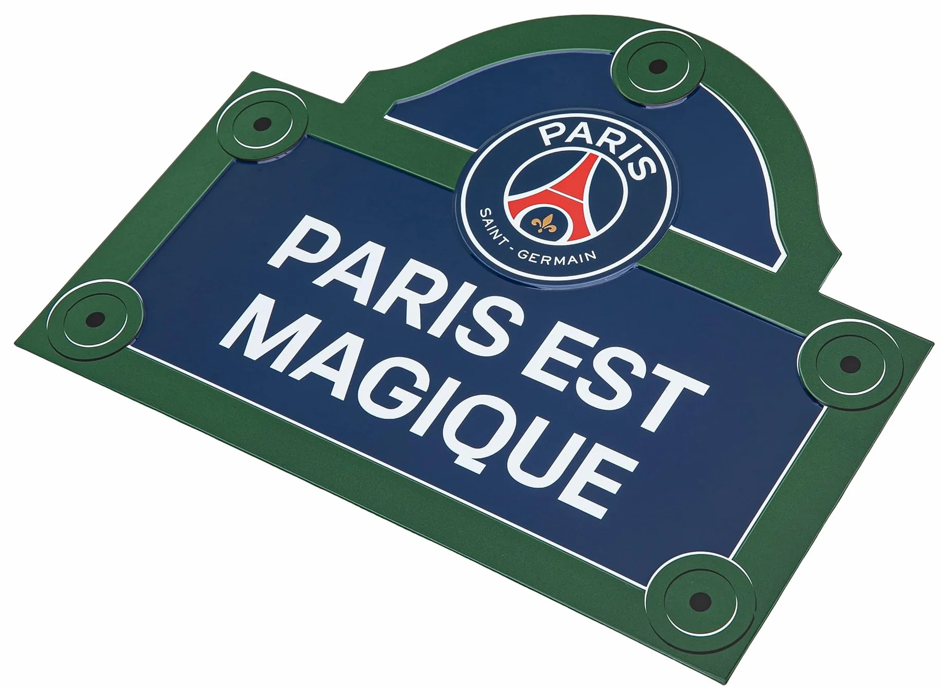 Plaque de Rue Métal PSG Collection Officielle PARIS SAINT GERMAIN